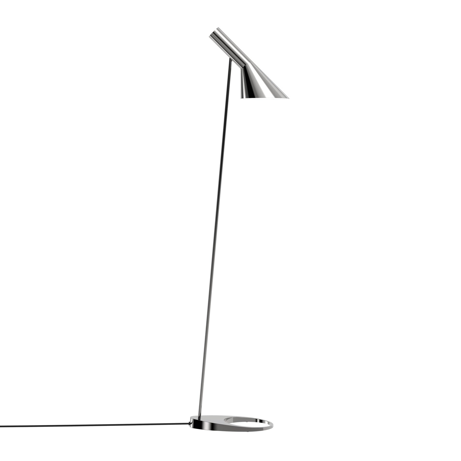 Stojací lampa AJ leštěná nerezová ocel