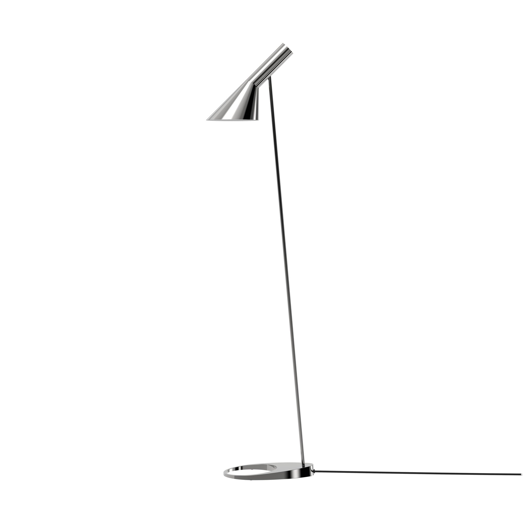 Stojací lampa AJ leštěná nerezová ocel