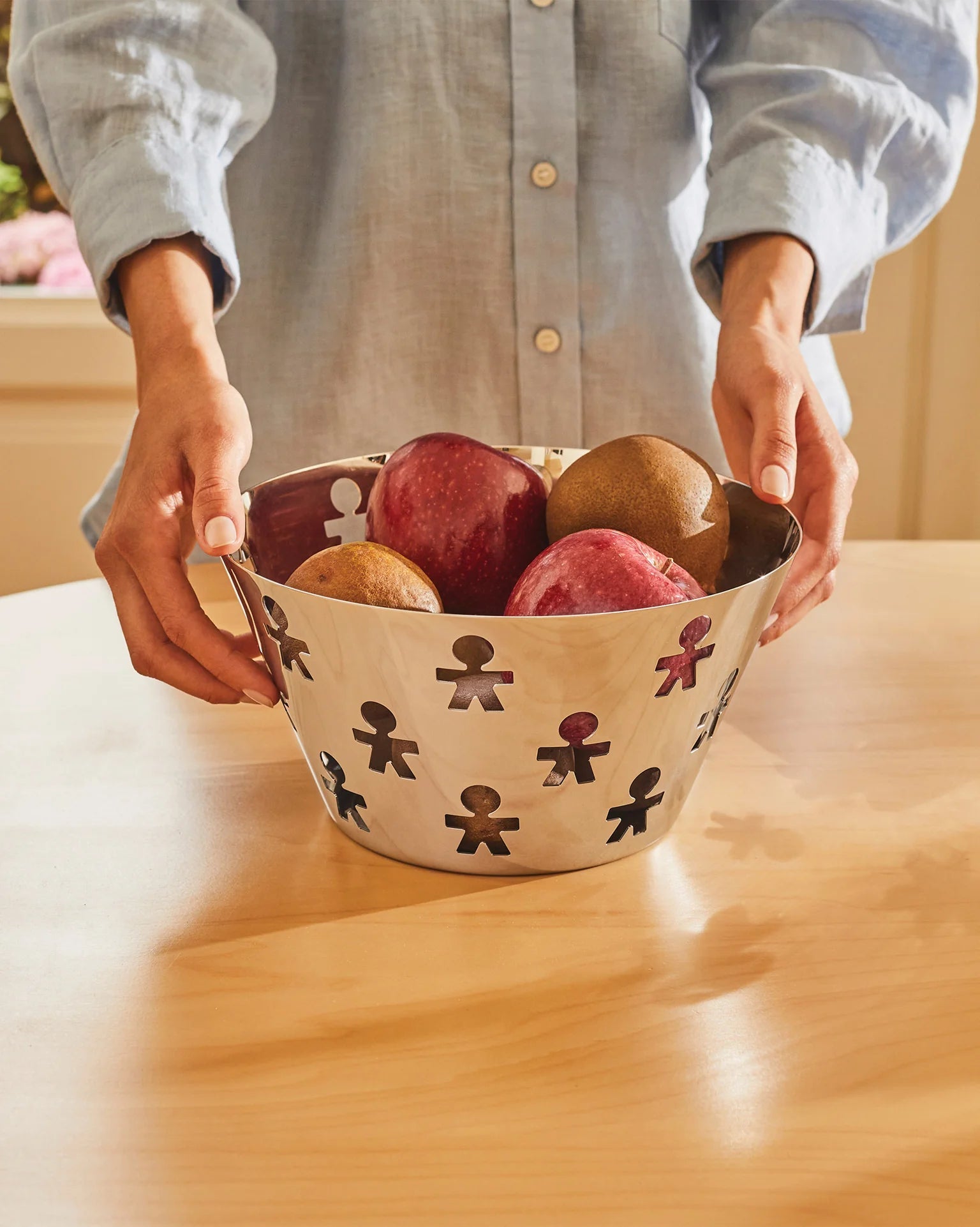 Košíček GIROTONDO nerezová ocel