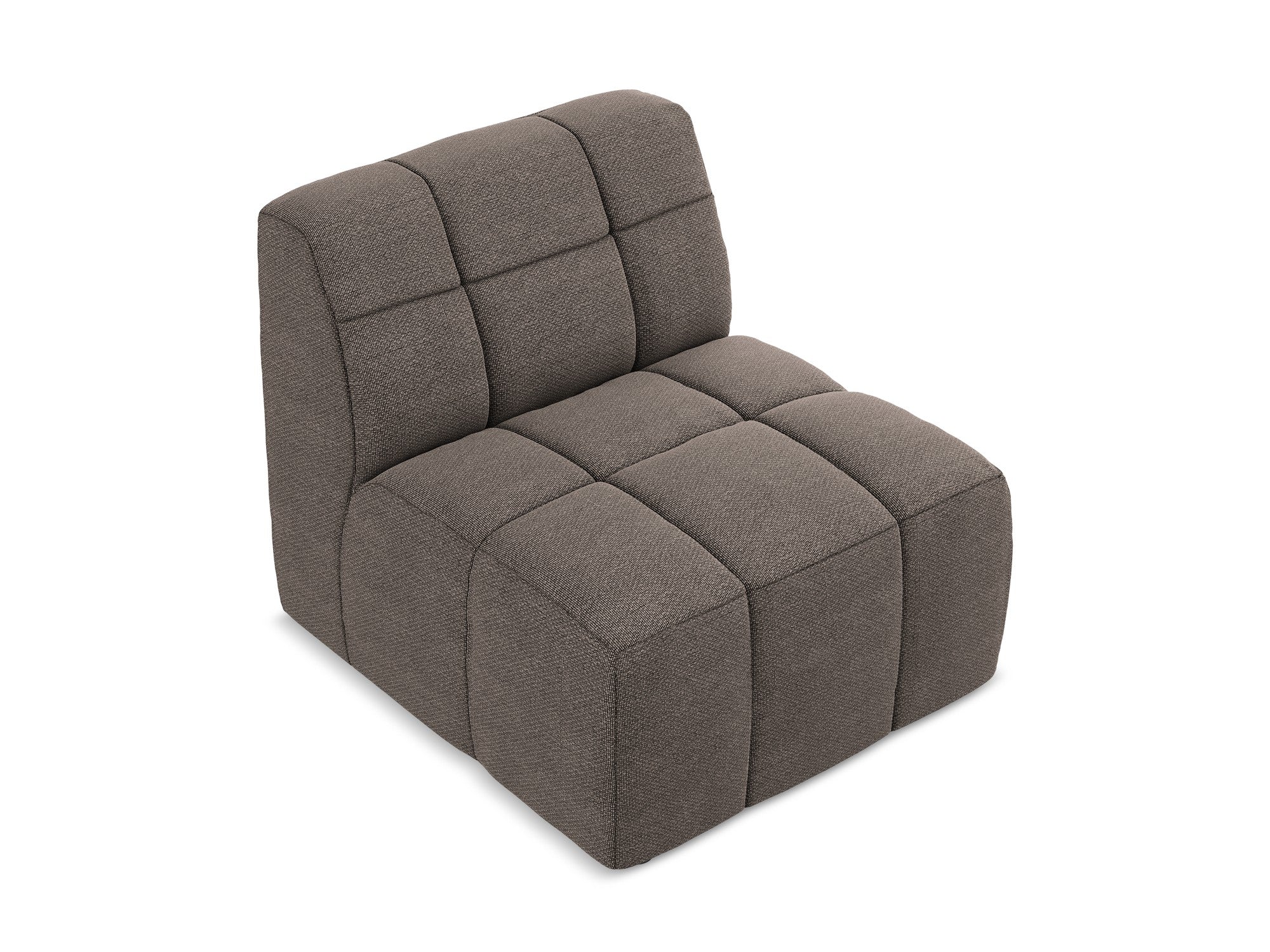 Křeslo / modul ALOHA čokoládový boucle