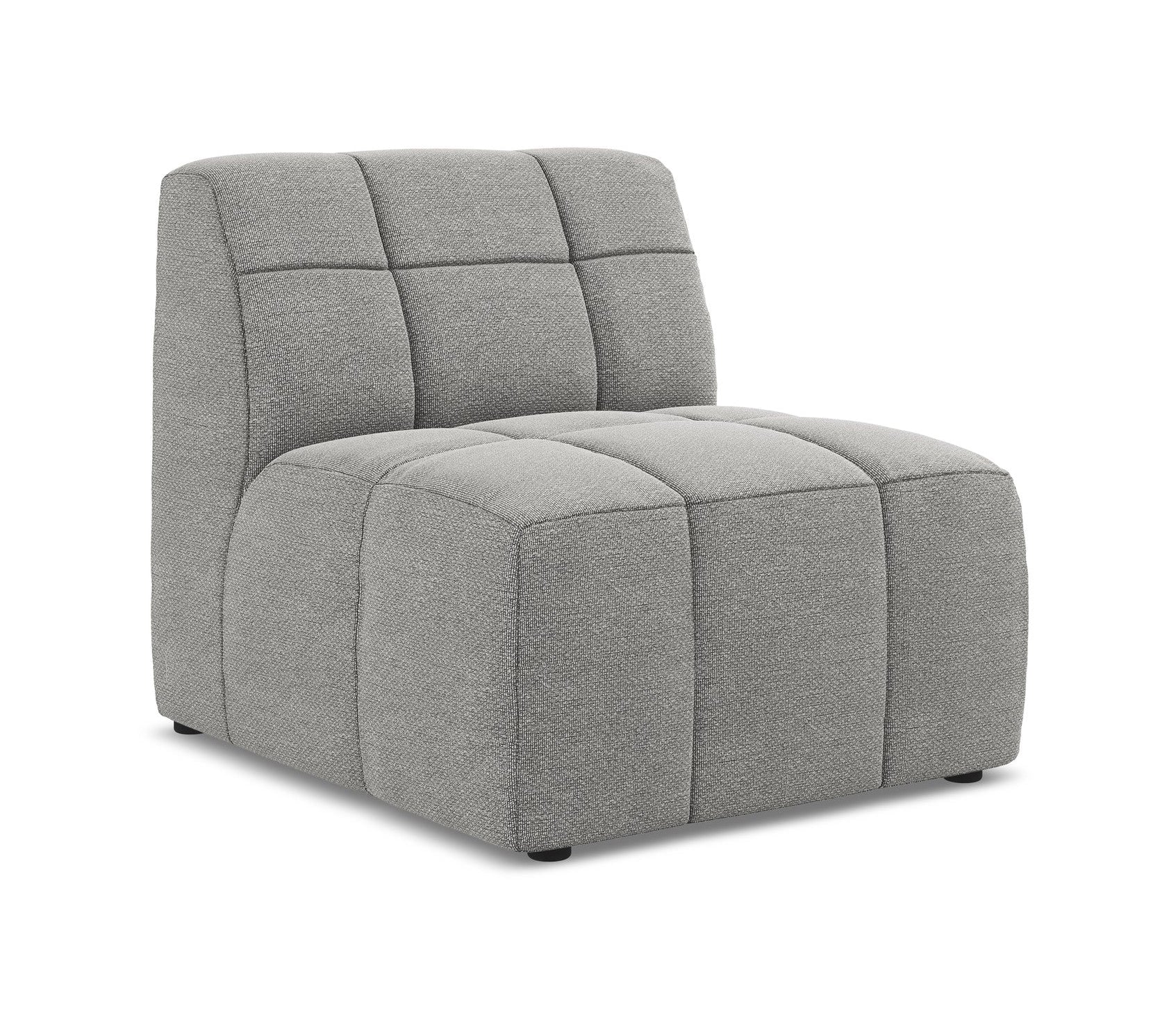 Křeslo / modul ALOHA světle šedý boucle