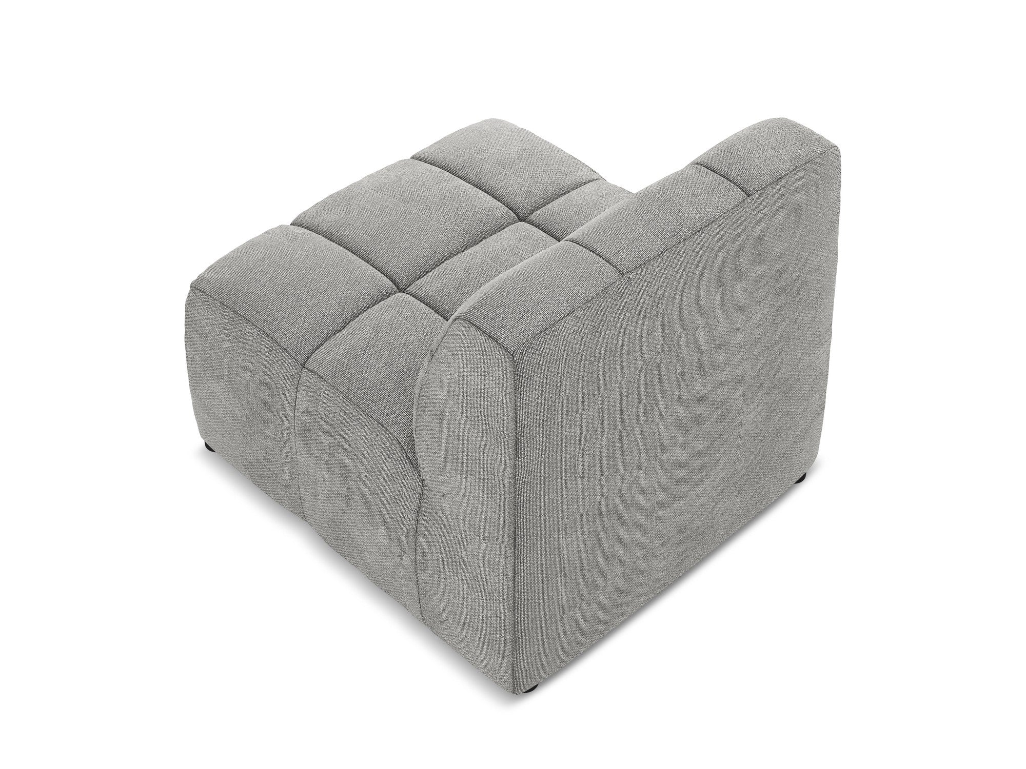 Křeslo / modul ALOHA světle šedý boucle