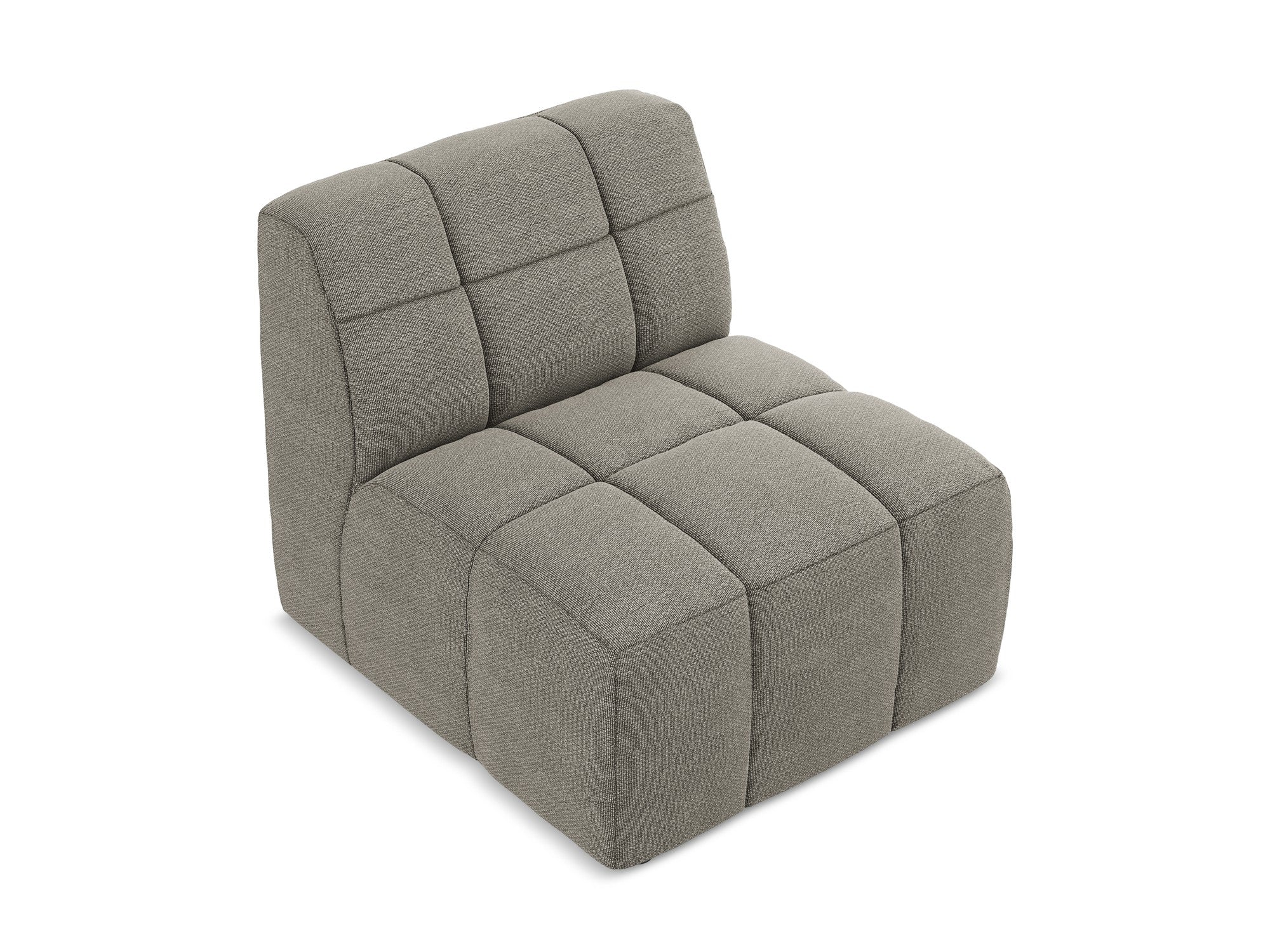 Křeslo / modul ALOHA šedý boucle
