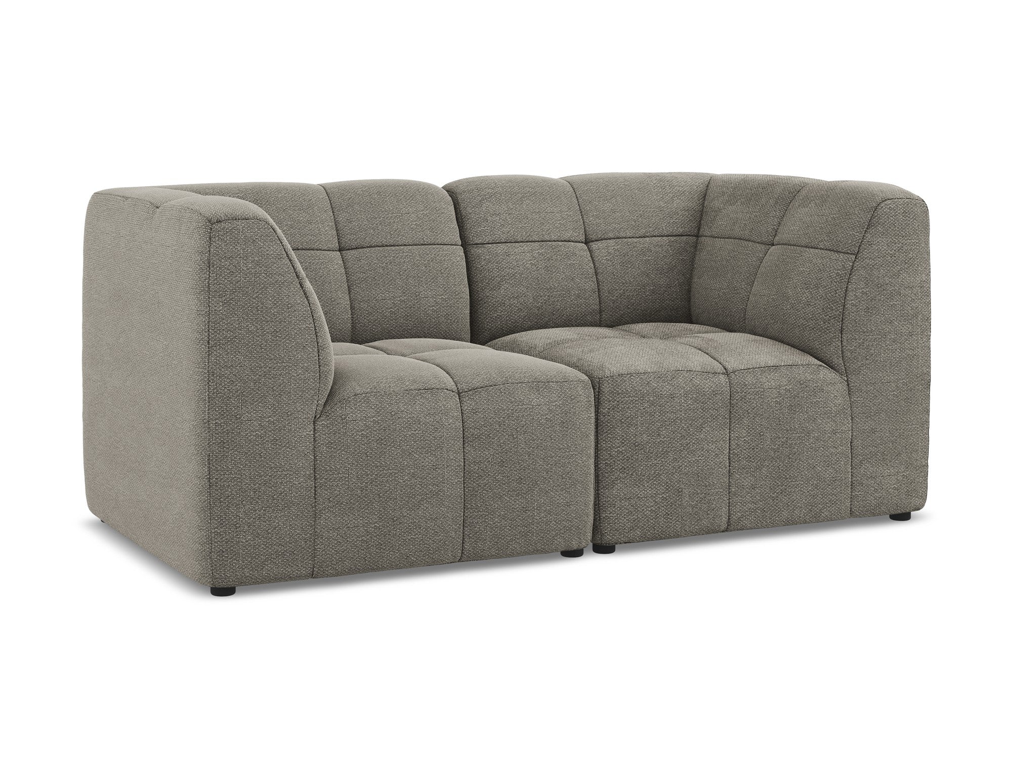 Sofa modulární 2-místná ALOHA šedá boucle