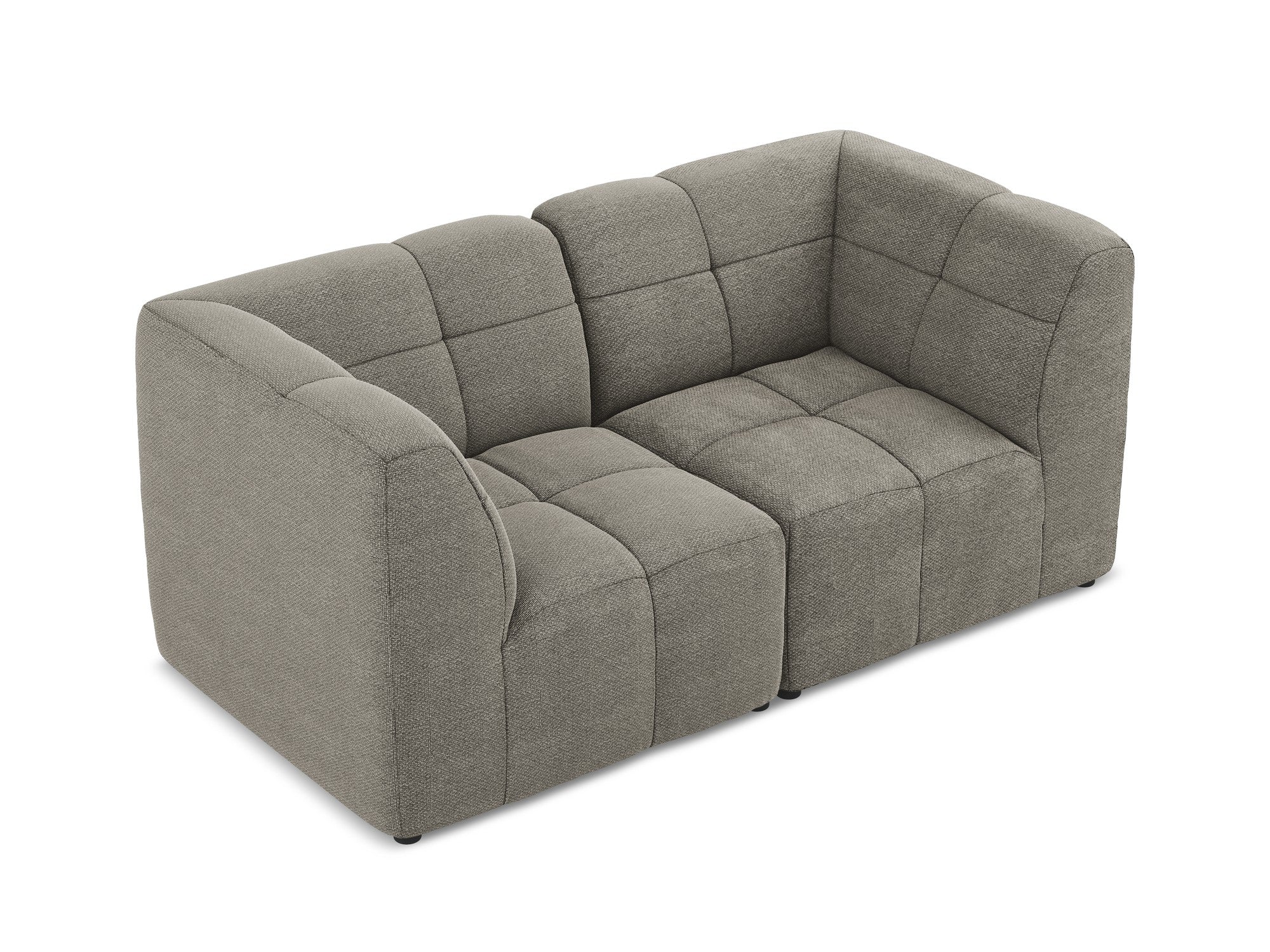 Sofa modulární 2-místná ALOHA šedá boucle