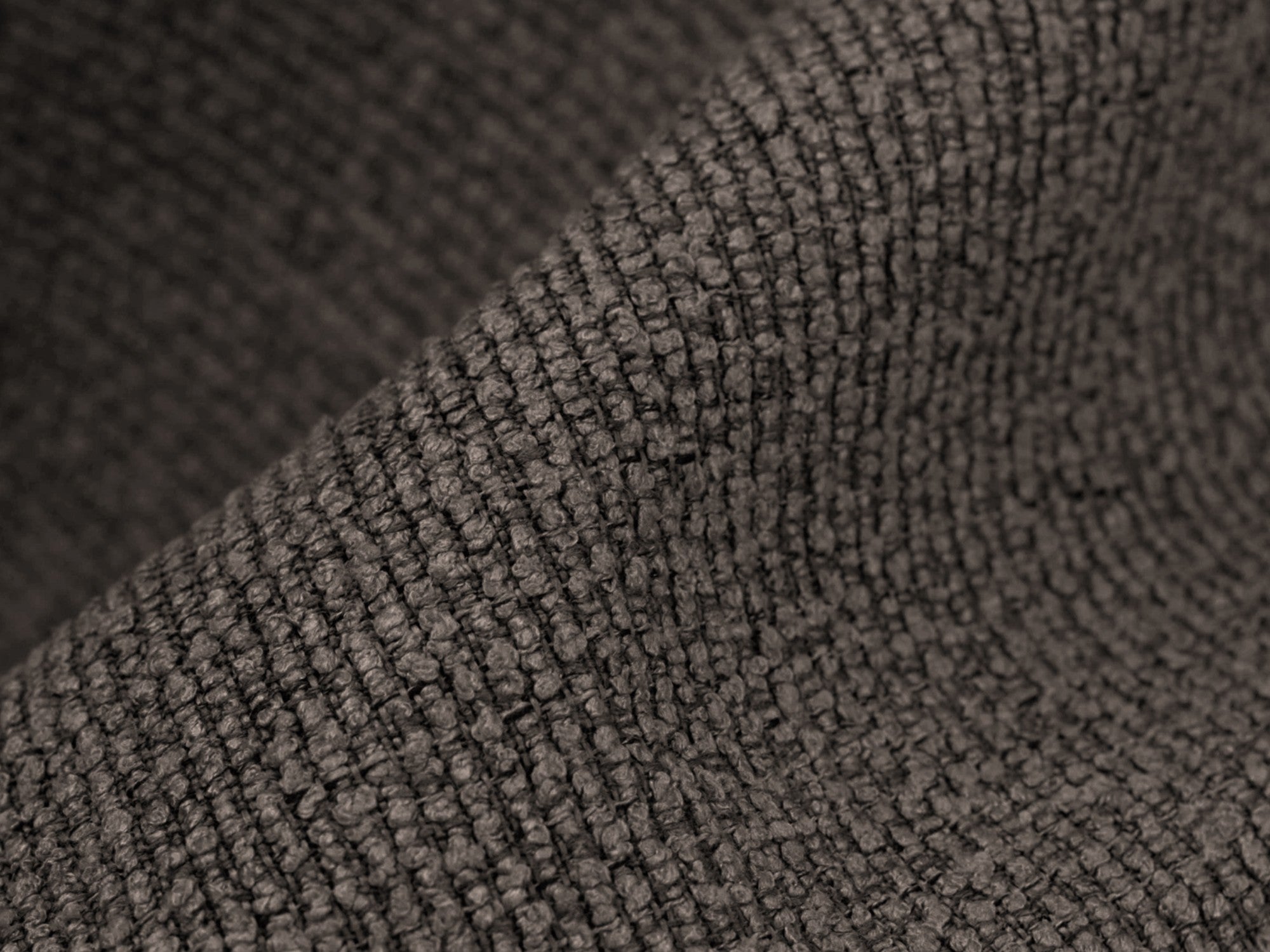 Modulární pohovka levostranná otevřená 3-místná ALOHA čokoládový boucle