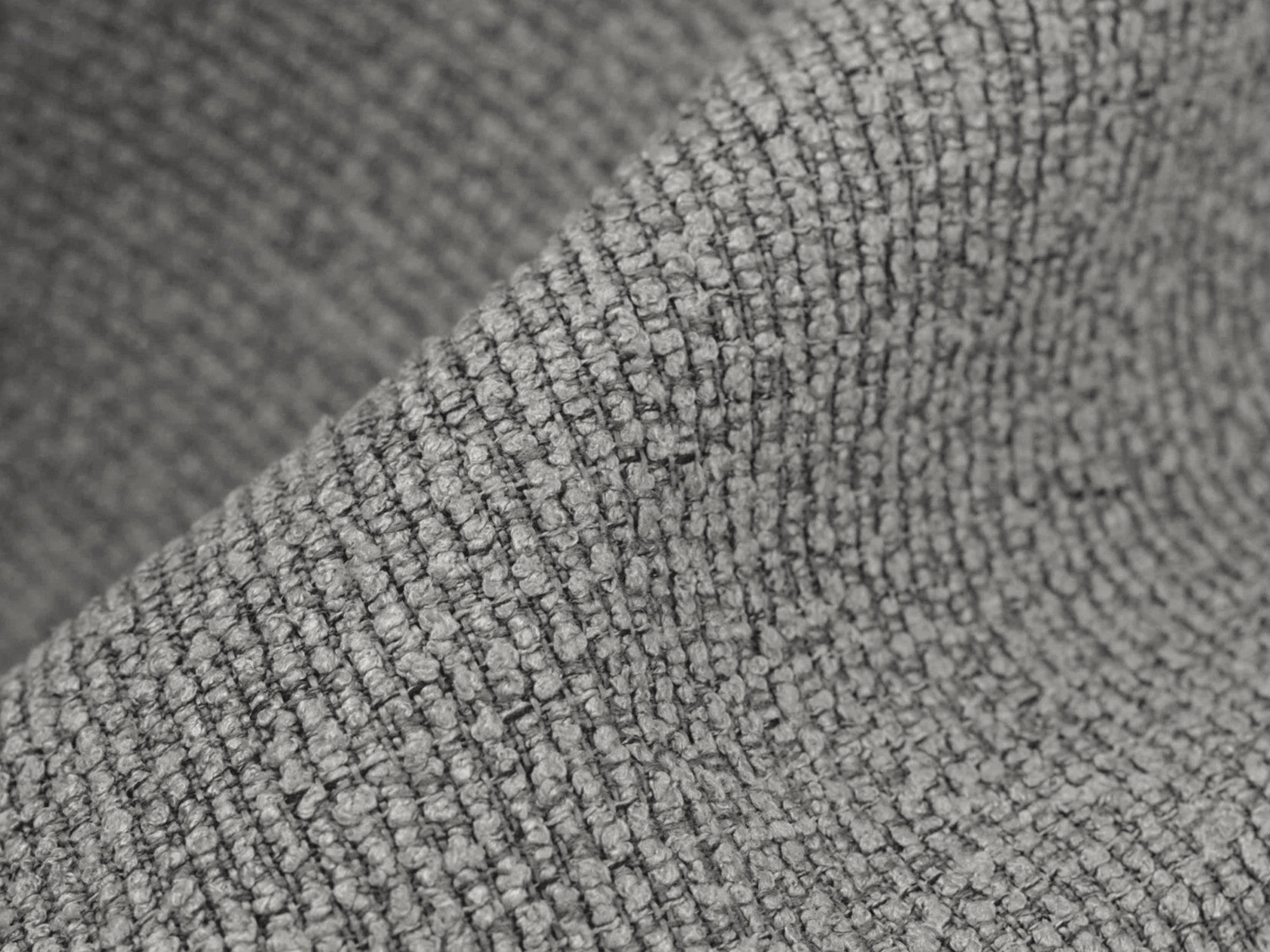 Pravostranný szezlong ALOHA světle šedý boucle