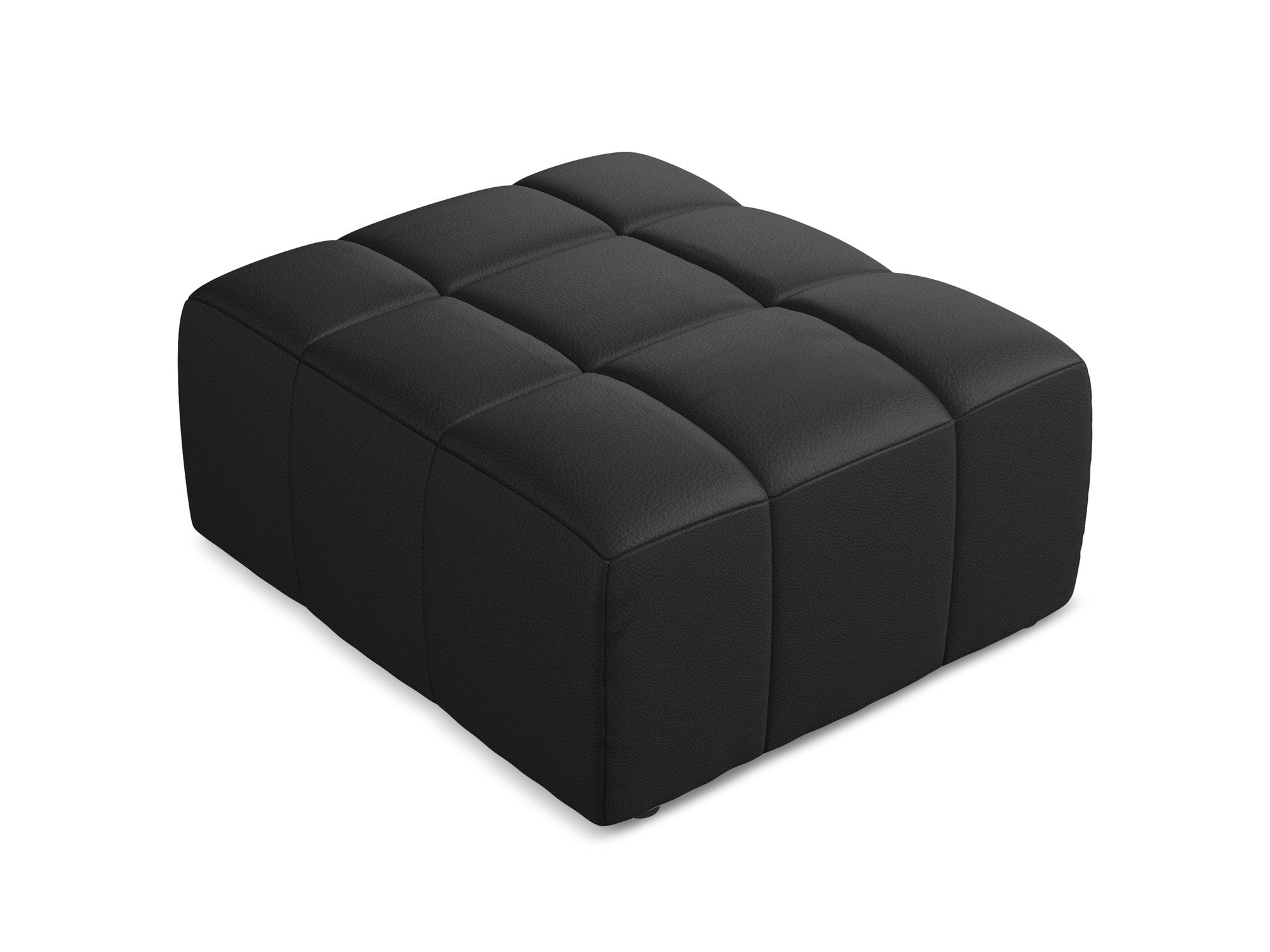Pouf / module ALOHA black eco-leather