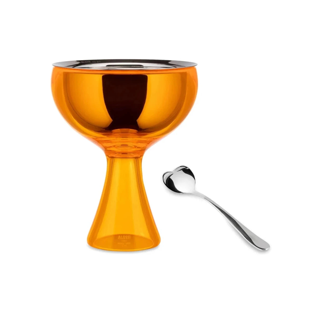 Pohárek na zmrzlinu BIG LOVE oranžový