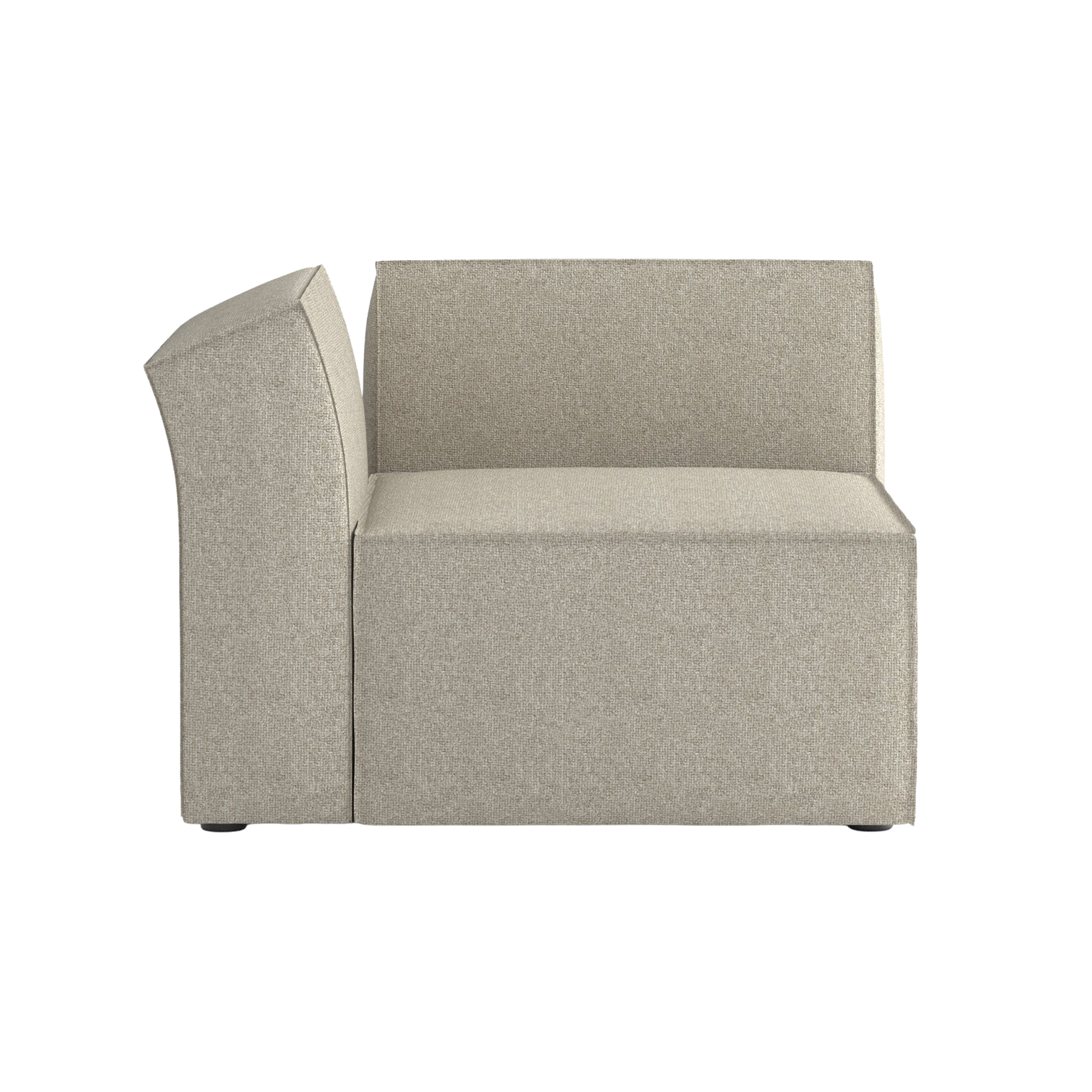 Sofa modulární ANDO - modul levostranný taupe
