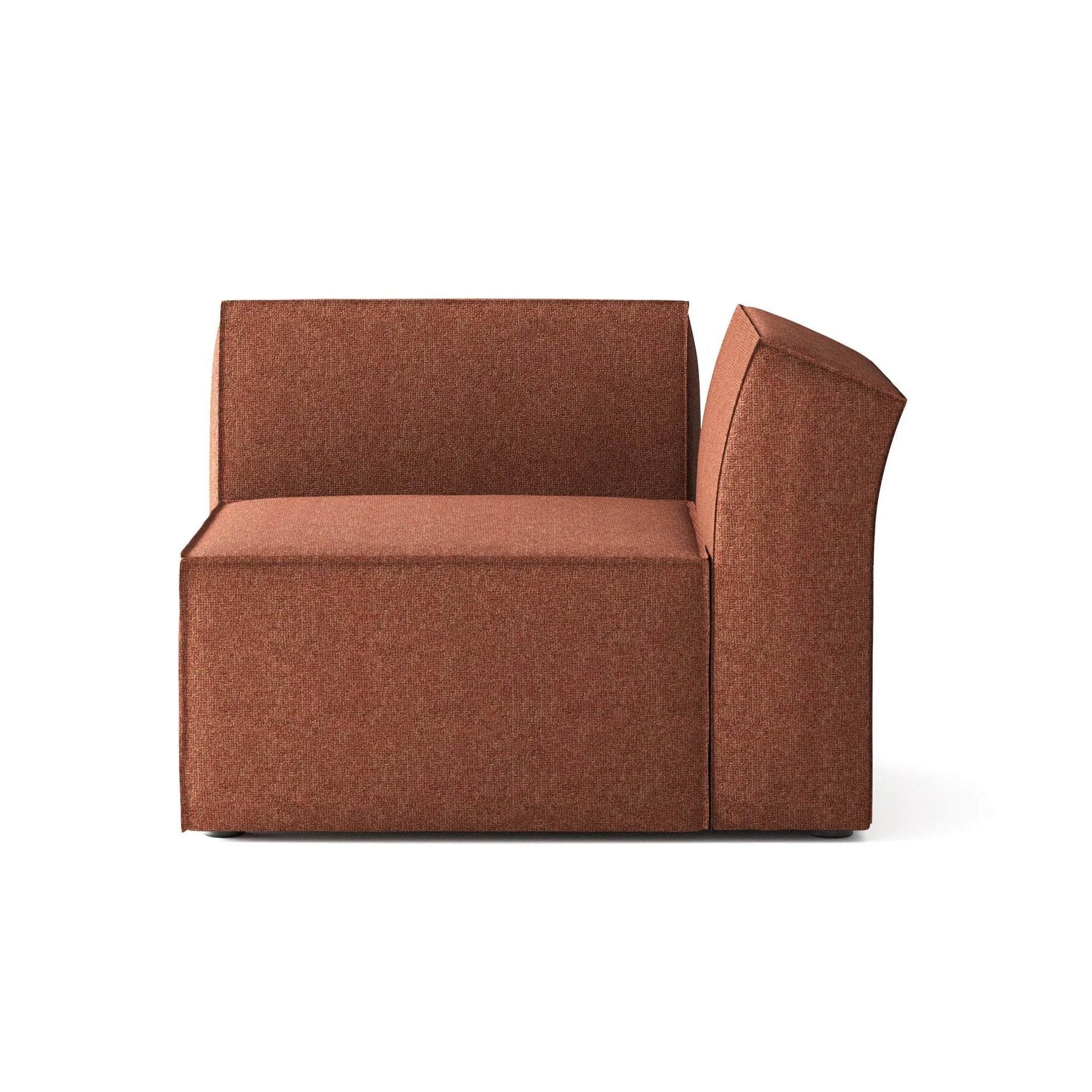 Modulární pohovka ANDO - pravý modul v rezavé barvě