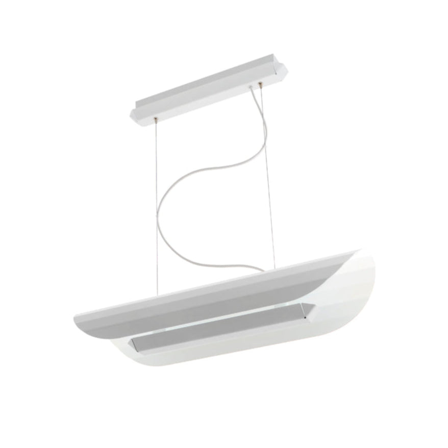 APOLIN white linear pendant lamp