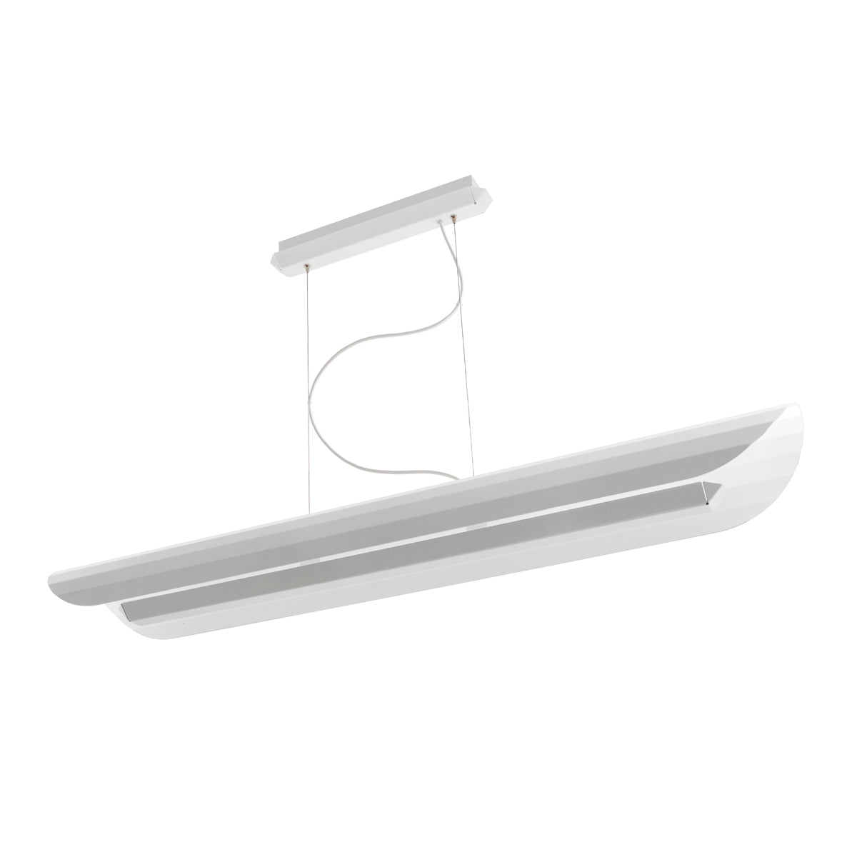 APOLIN white linear pendant lamp