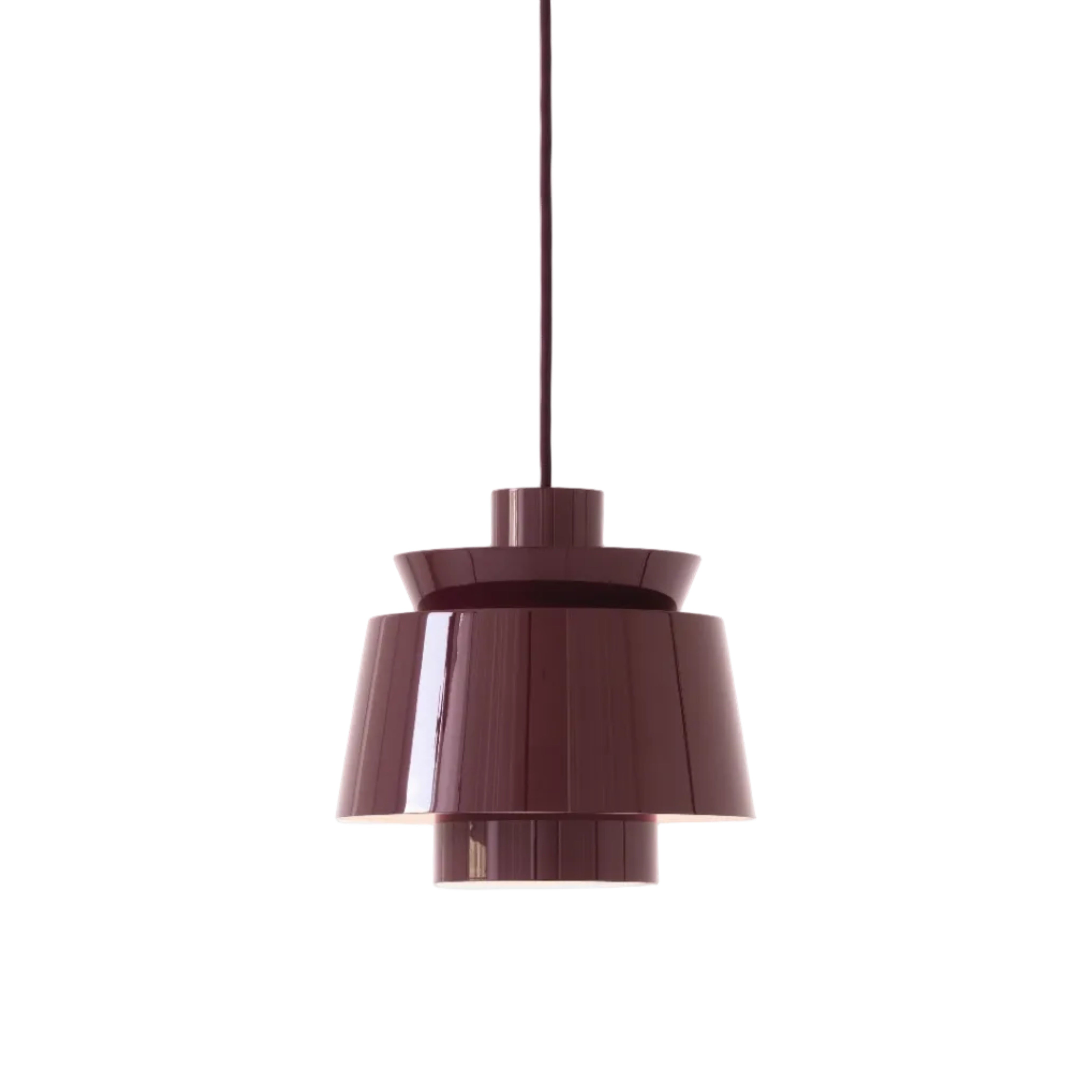 Lampa visící UTZON JU1 burgundská