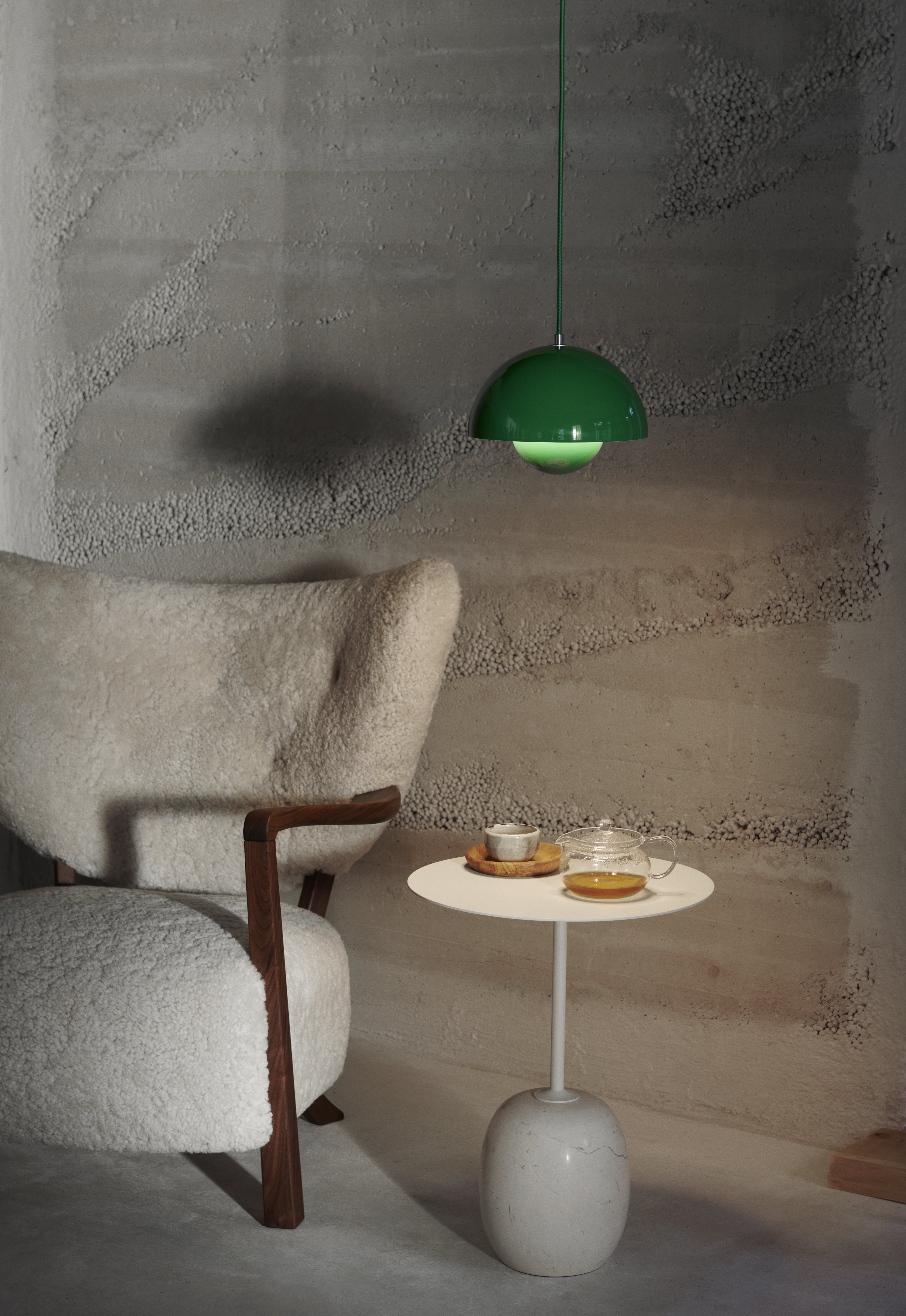 Lampa visící FLOWERPOT intenzivní zelená
