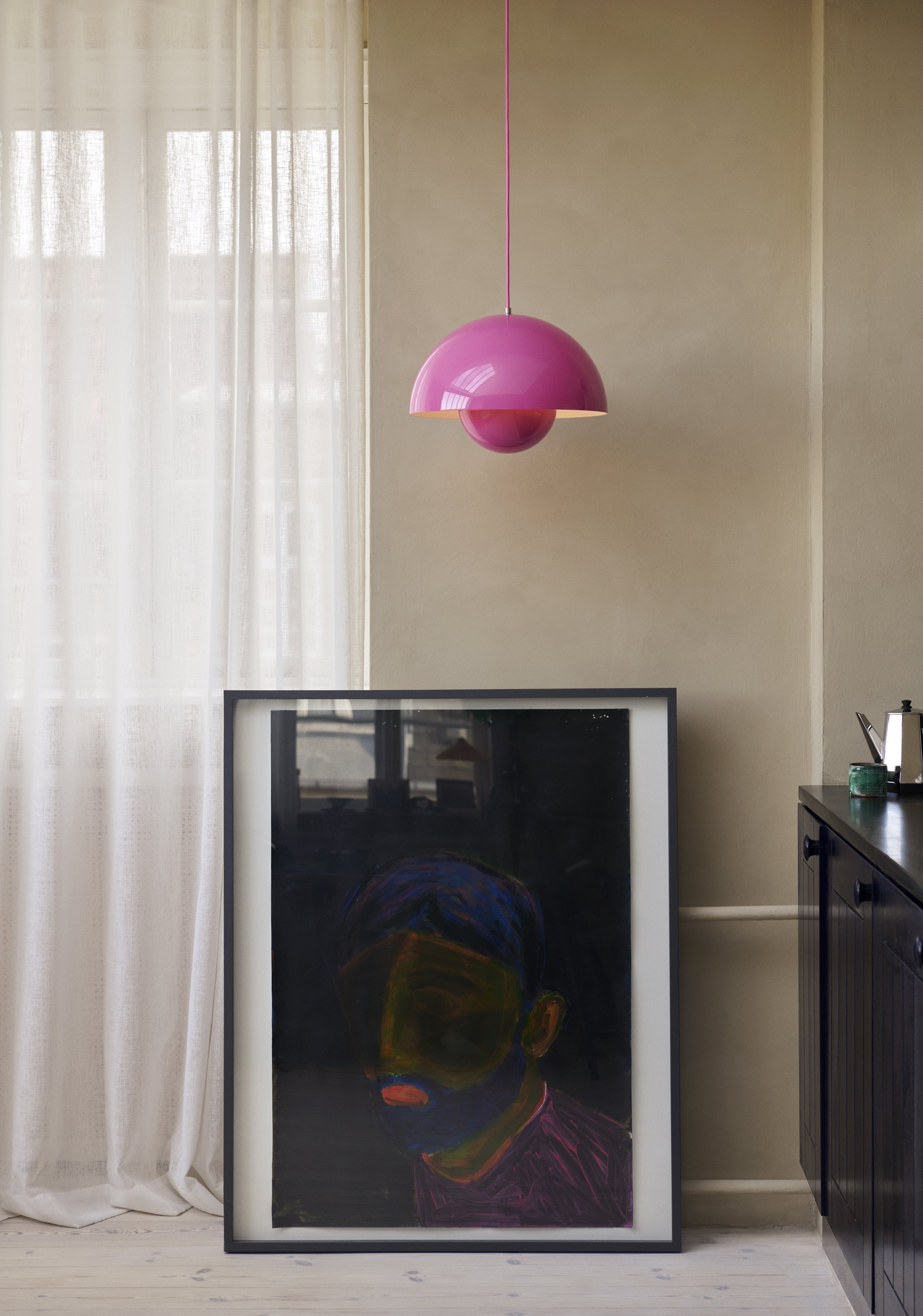 Lampa visící FLOWERPOT fuchsie