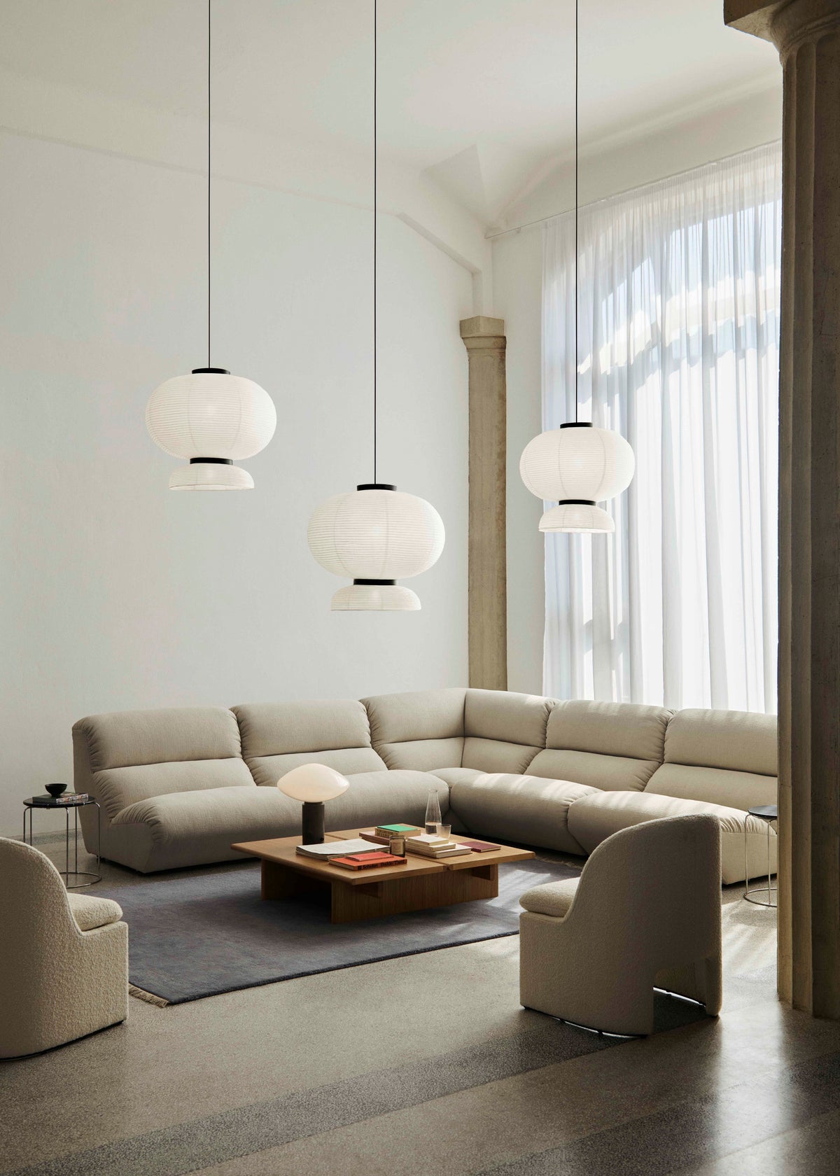 Sofa modulární HI LO AV55 - čalouněný rohový modul