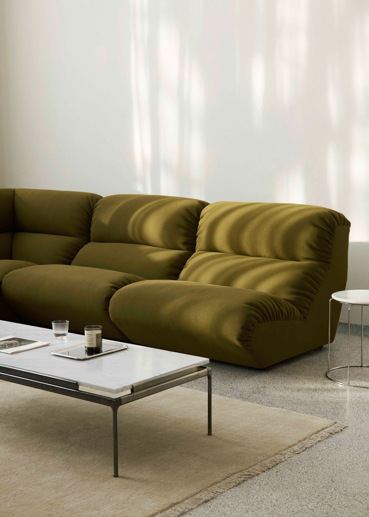 Sofa modulární HI LO AV55 - čalouněný rohový modul