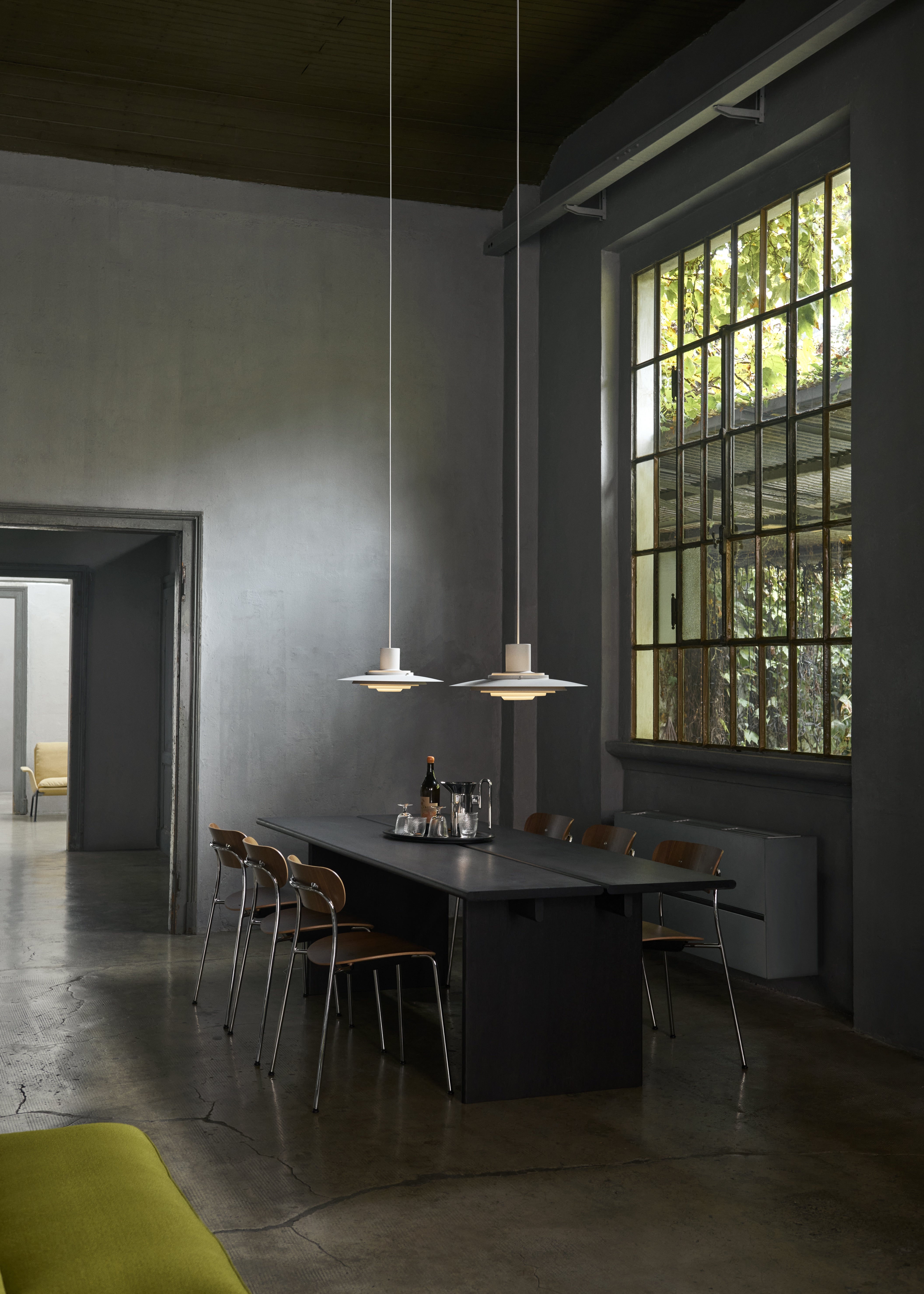 Lampa visící P376 hliník