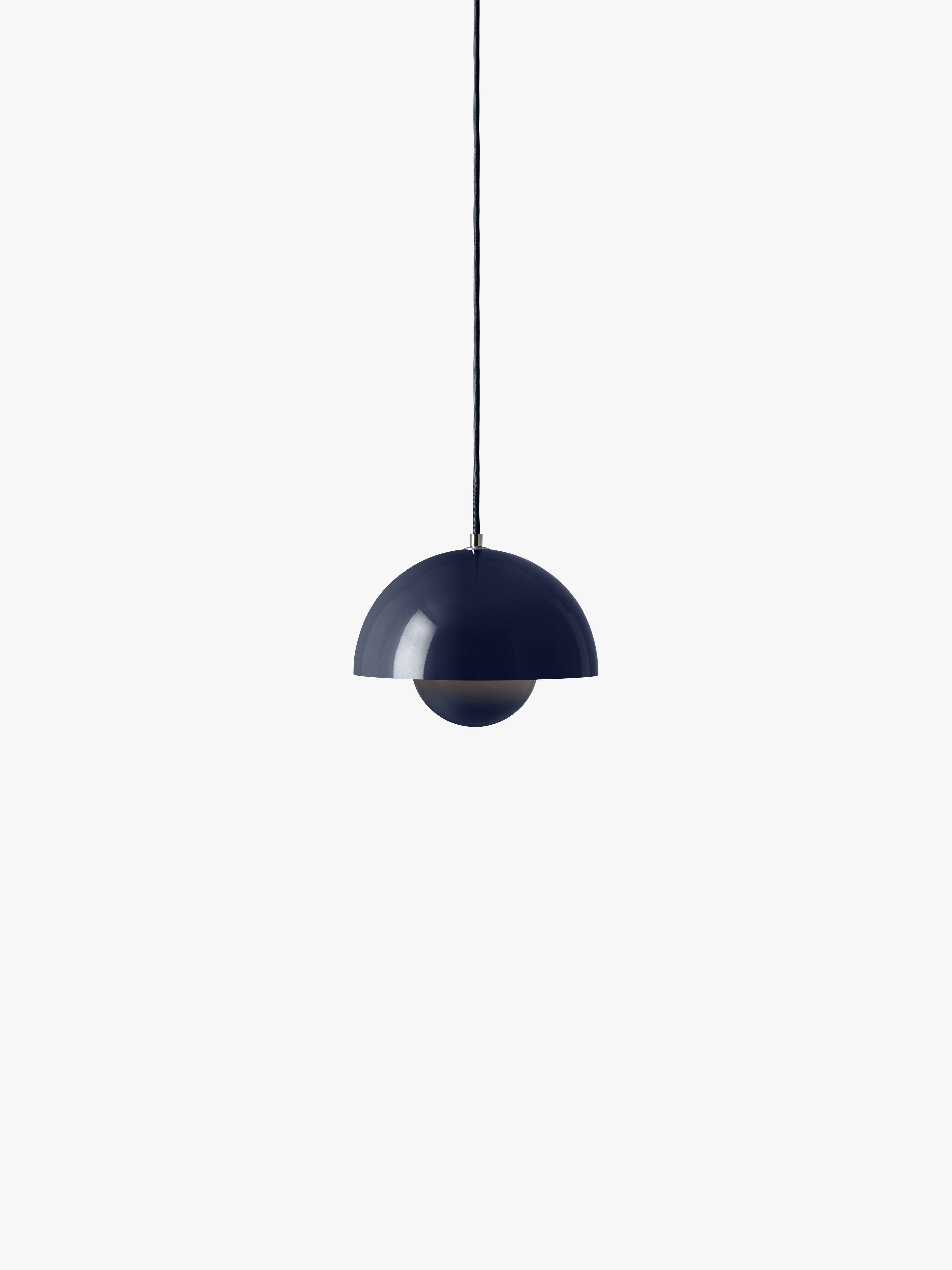 Lampa visící FLOWERPOT ocelová modrá