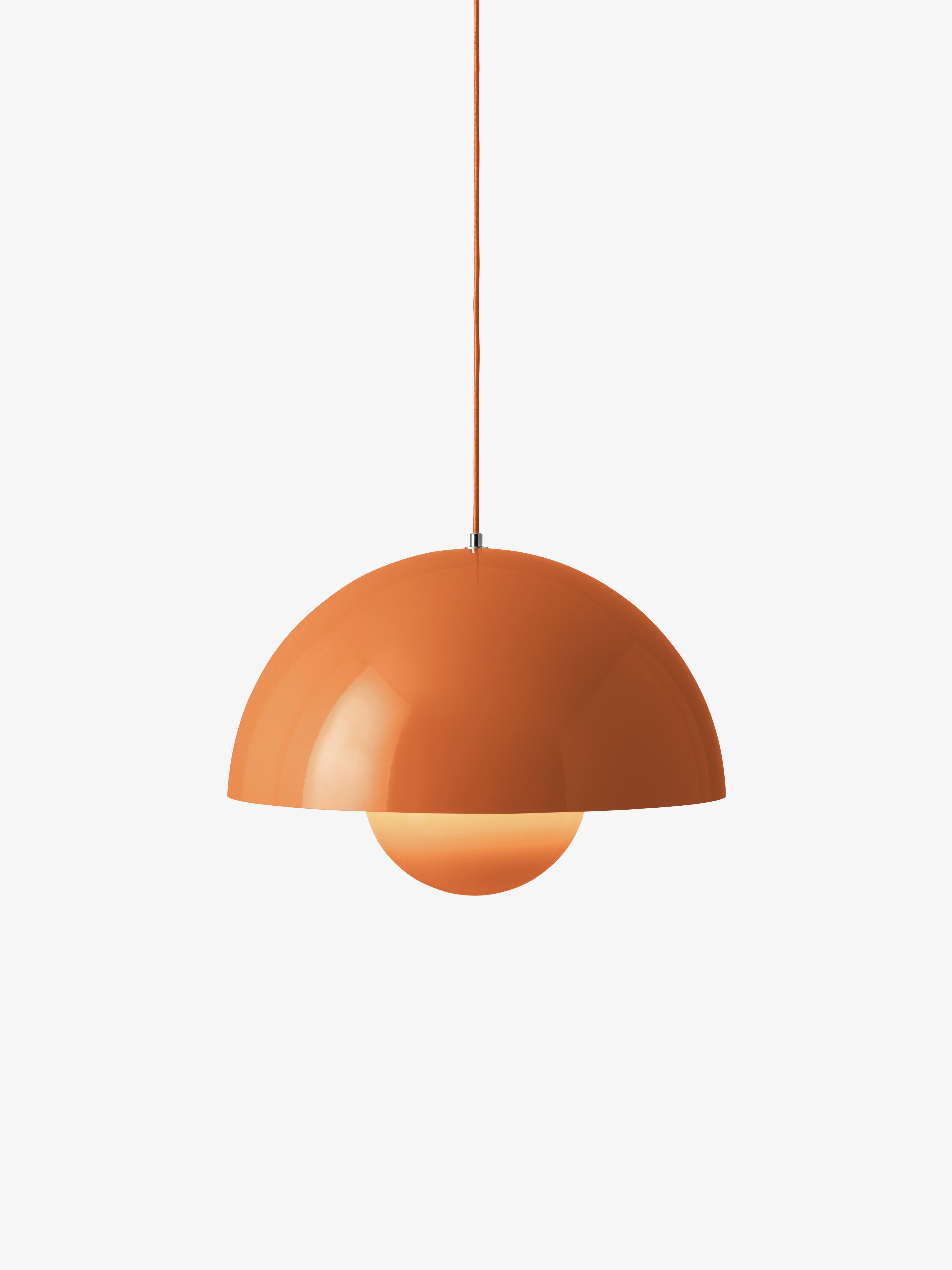 Lampa visící FLOWERPOT oranžová