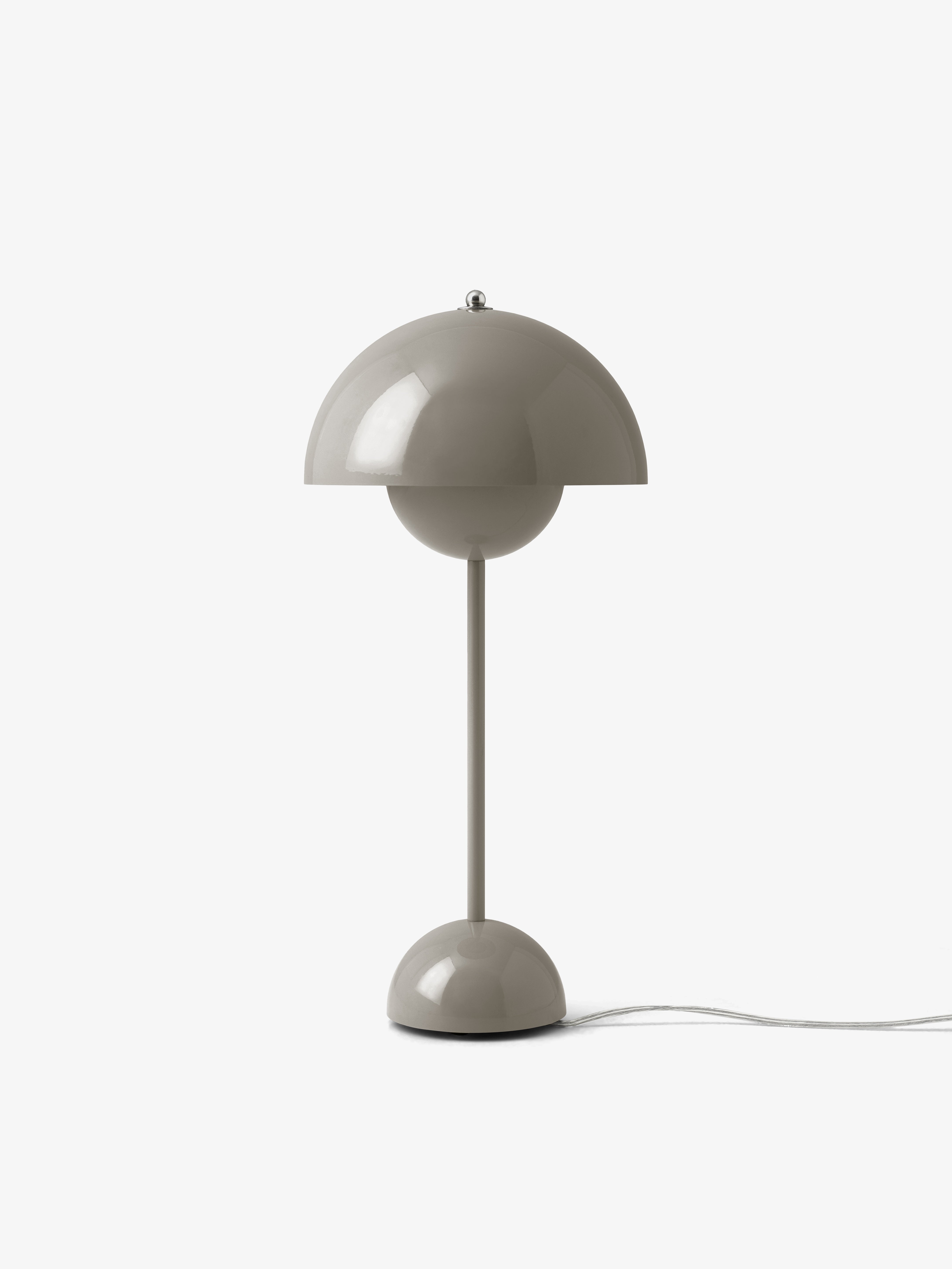 Stolní lampa FLOWERPOT VP3 šedobéžová