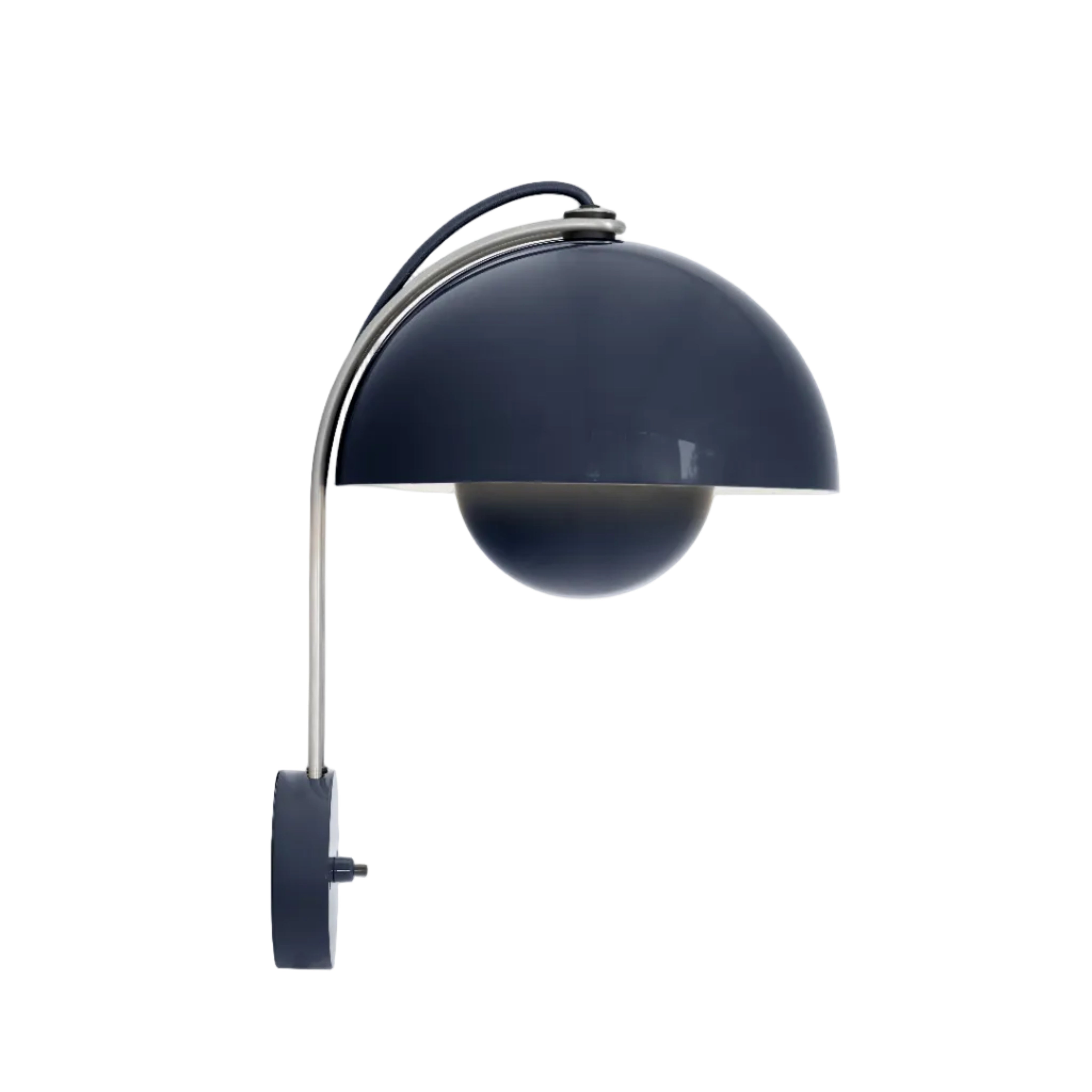 Nástěnná lampa FLOWERPOT VP8, ocelová modrá