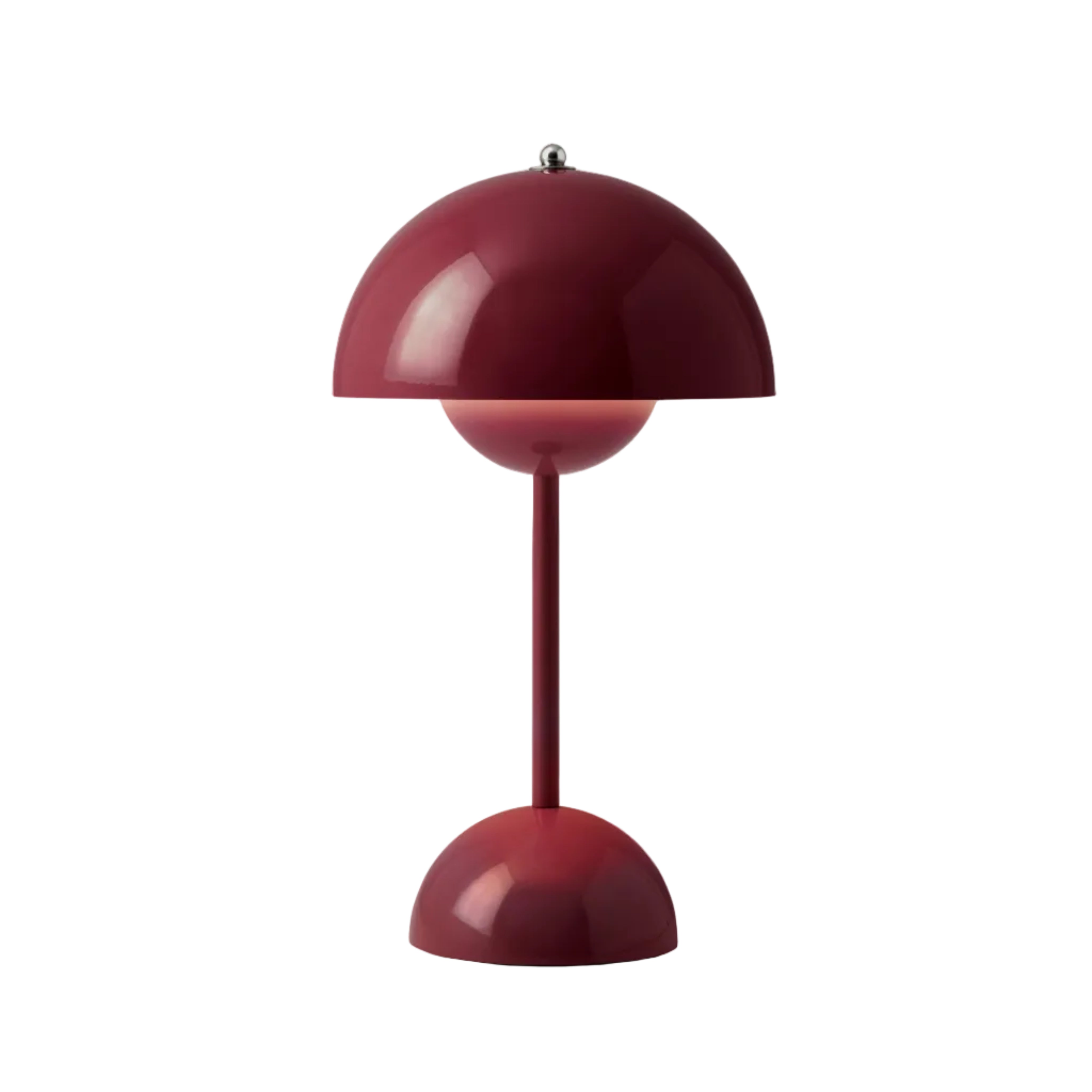 Lampa prenosná FLOWERPOT VP9 tmavě švestková