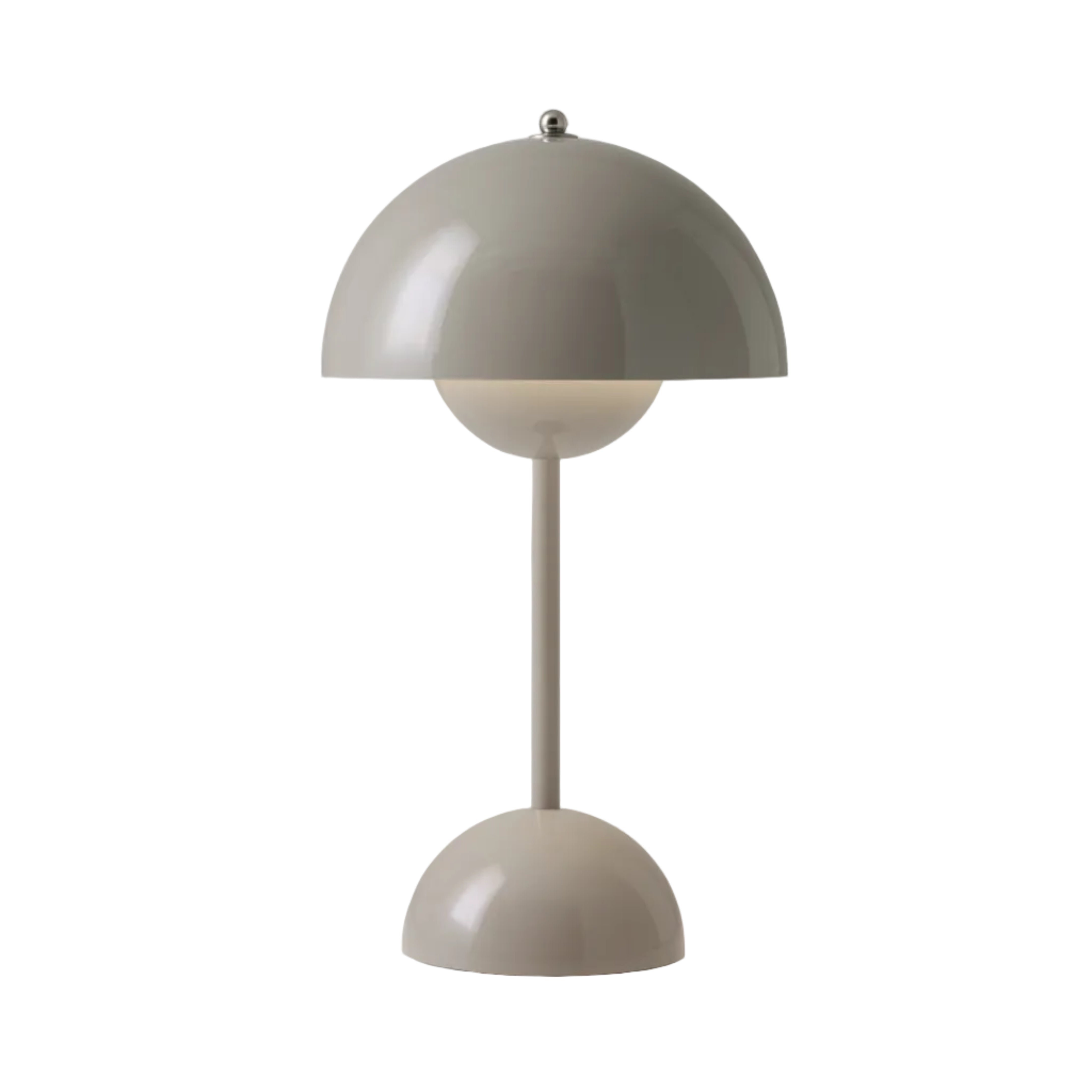 Přenosná lampa FLOWERPOT VP9 šedobéžová
