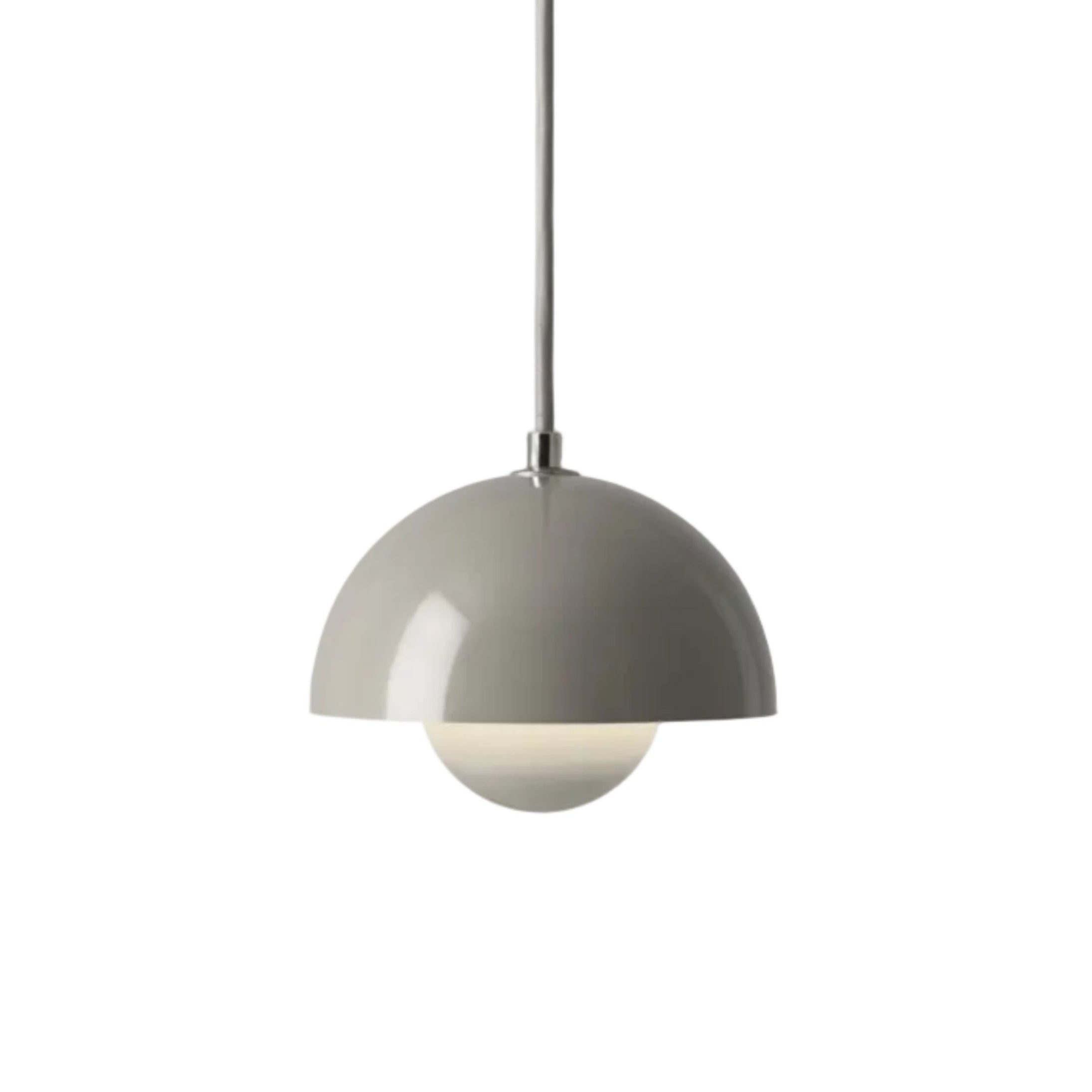 Lampa visící FLOWERPOT šedobéžová