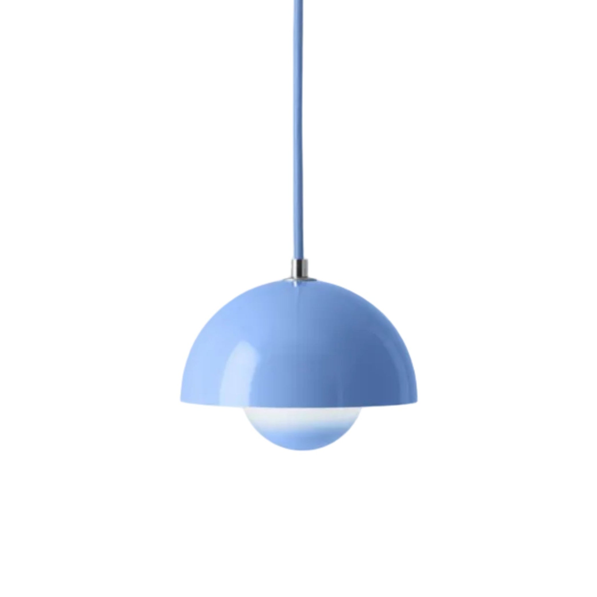 Lampa visící FLOWERPOT modrá