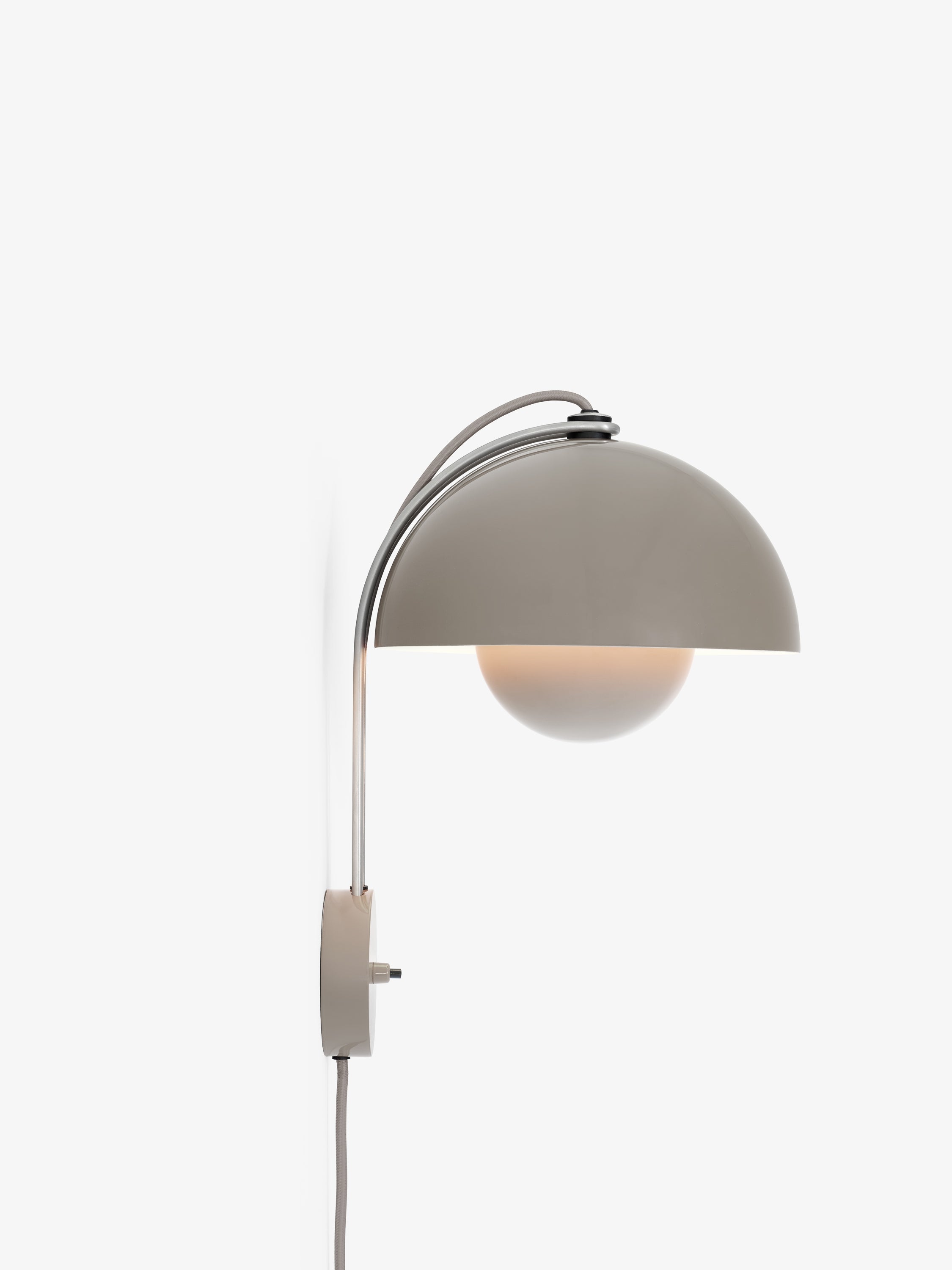 Nástěnná lampa FLOWERPOT VP8 šedobéžová