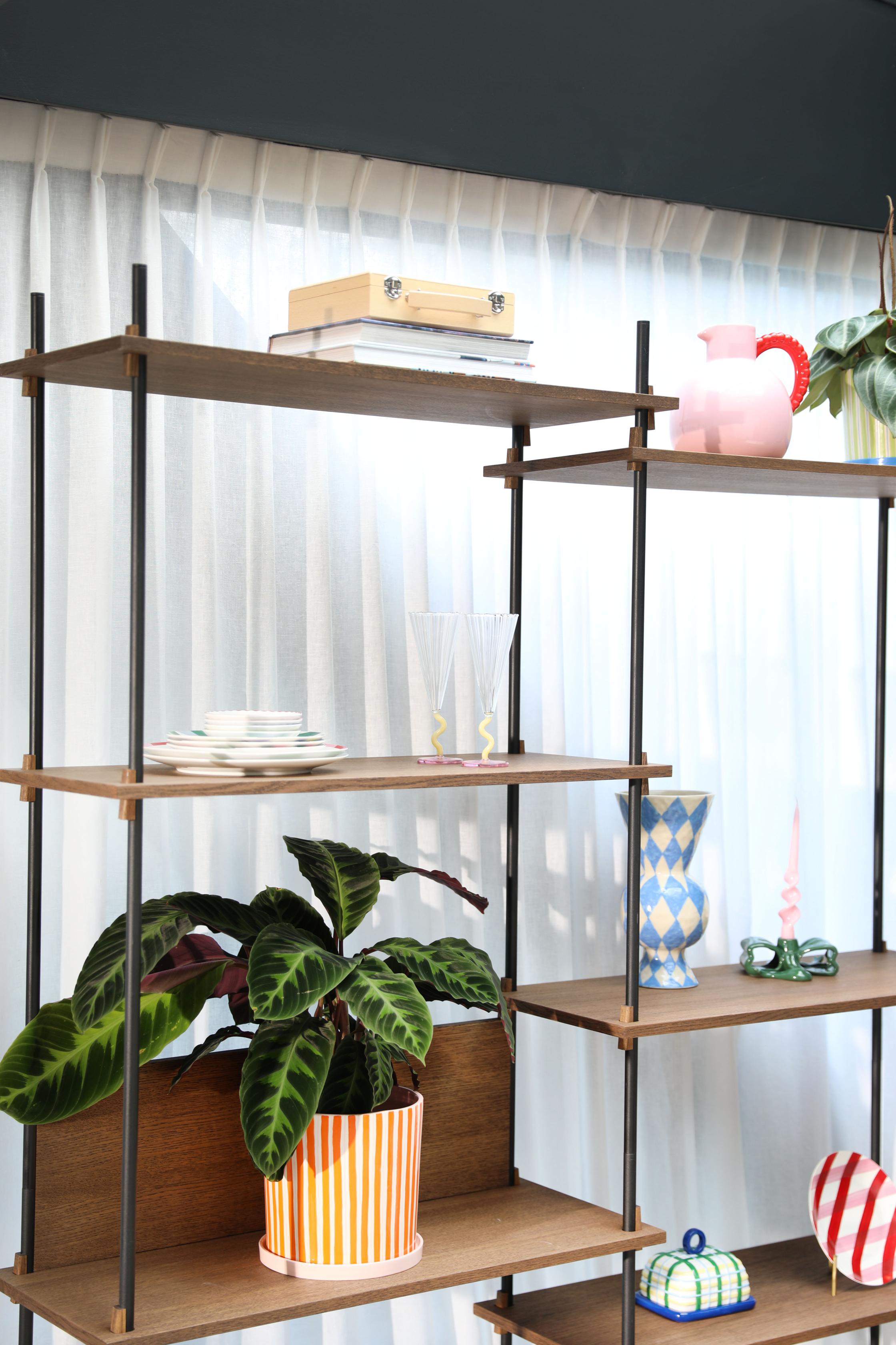 Květináč RAY oranžový s bílou a růžovou