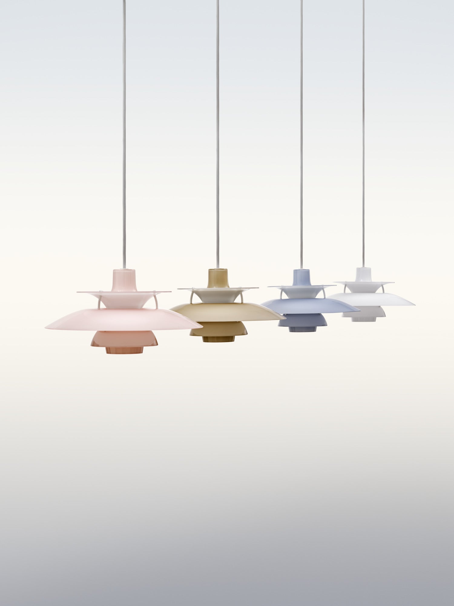 Lampa wisząca PH 5 OPAL jasnoróżowy – Louis Poulsen