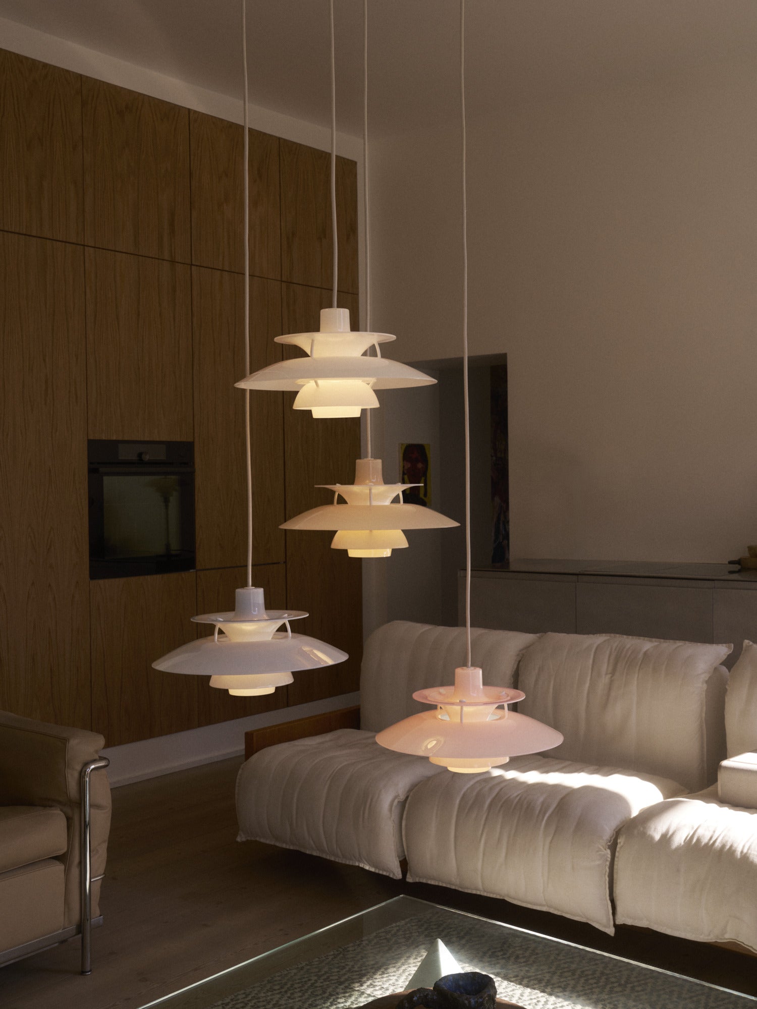 Lampa wisząca PH 5 OPAL błękitny – Louis Poulsen