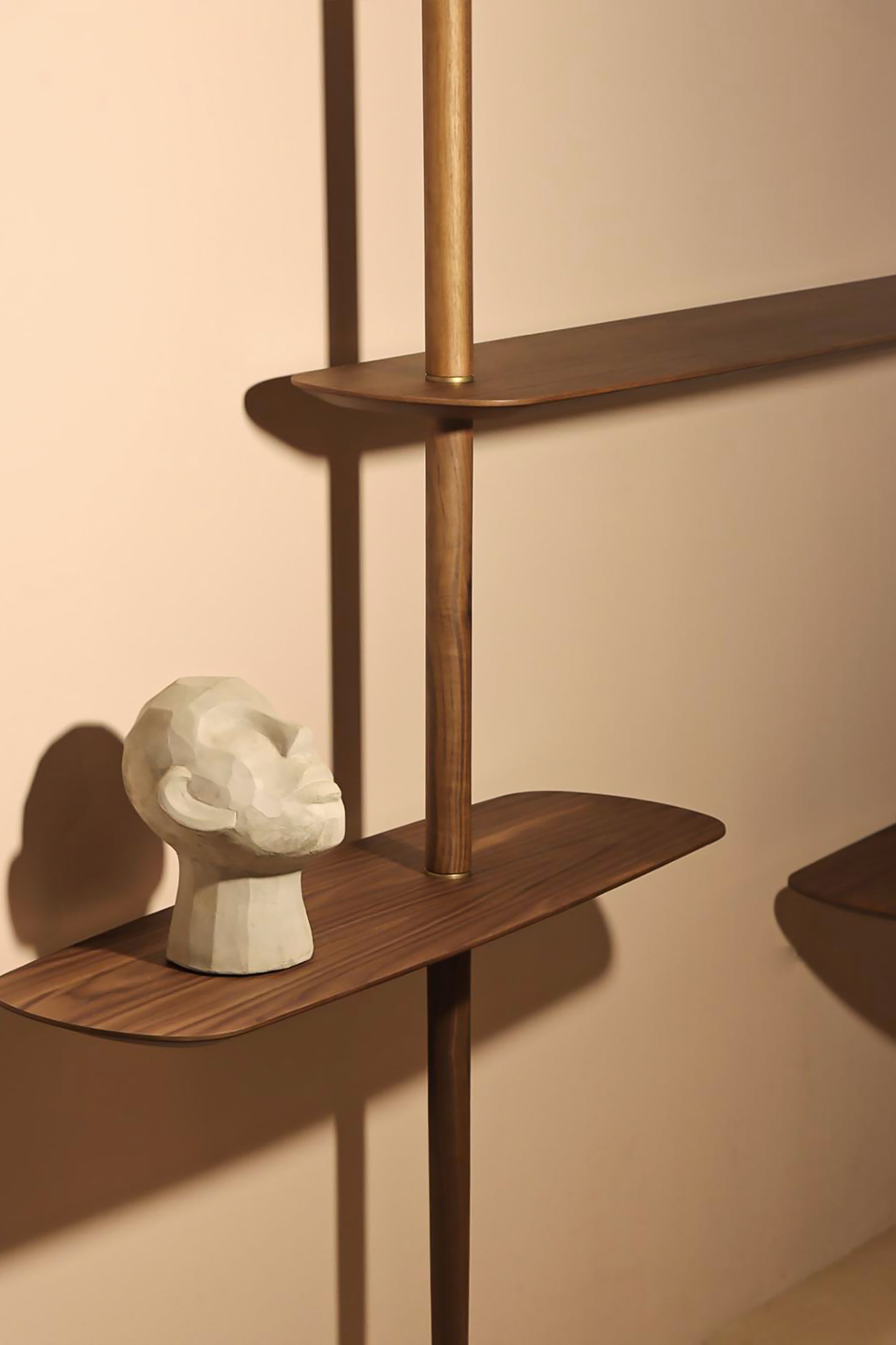 AXIS 2 Wall Shelf in Walnut Veneer