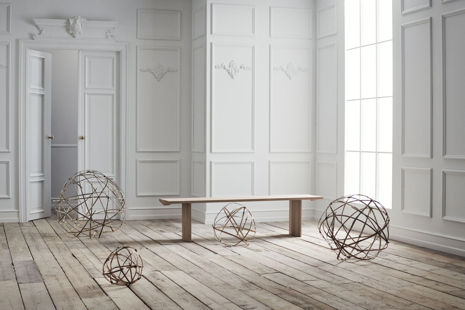 Lavice ALP z dubového dřeva