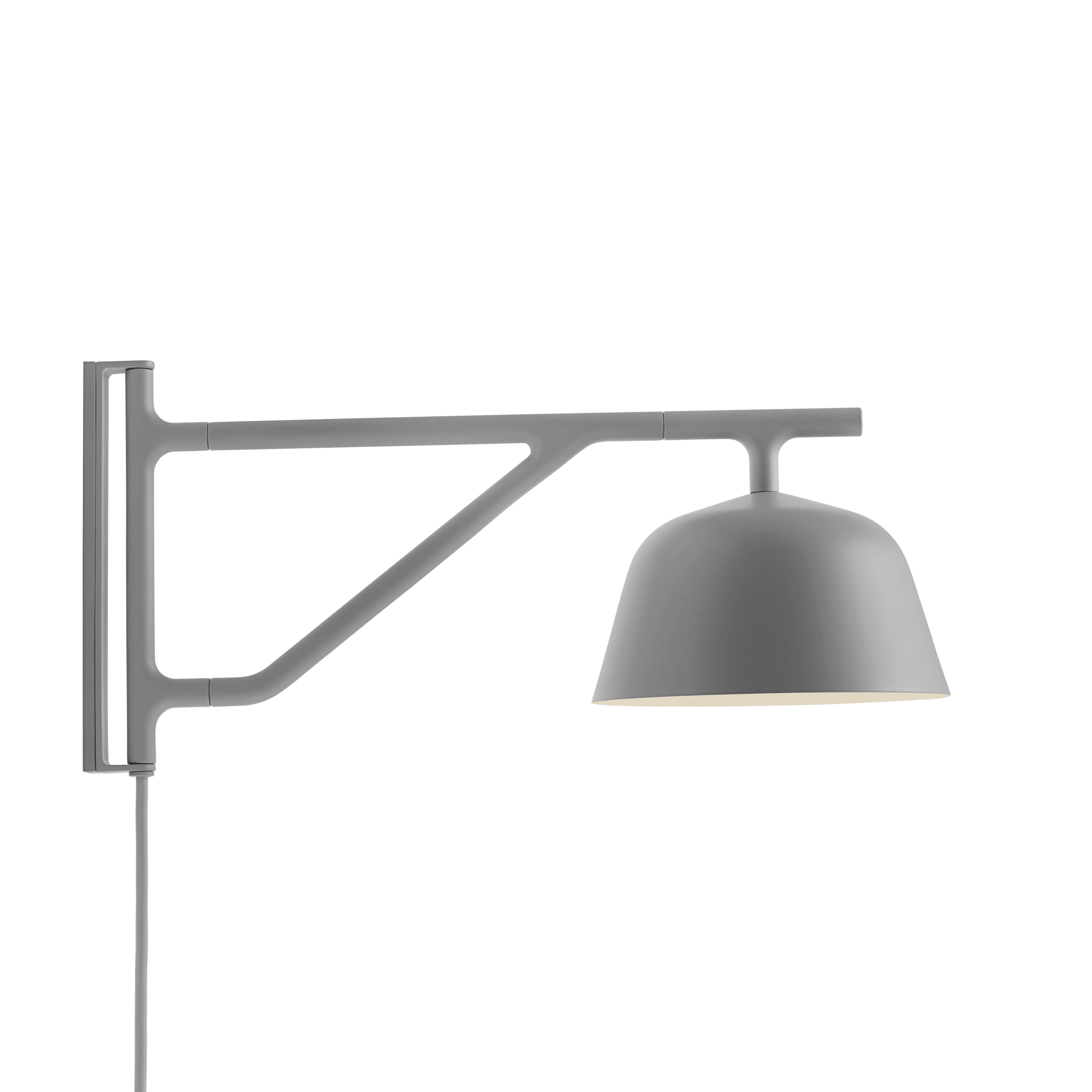 Nástěnná lampa AMBIT šedá