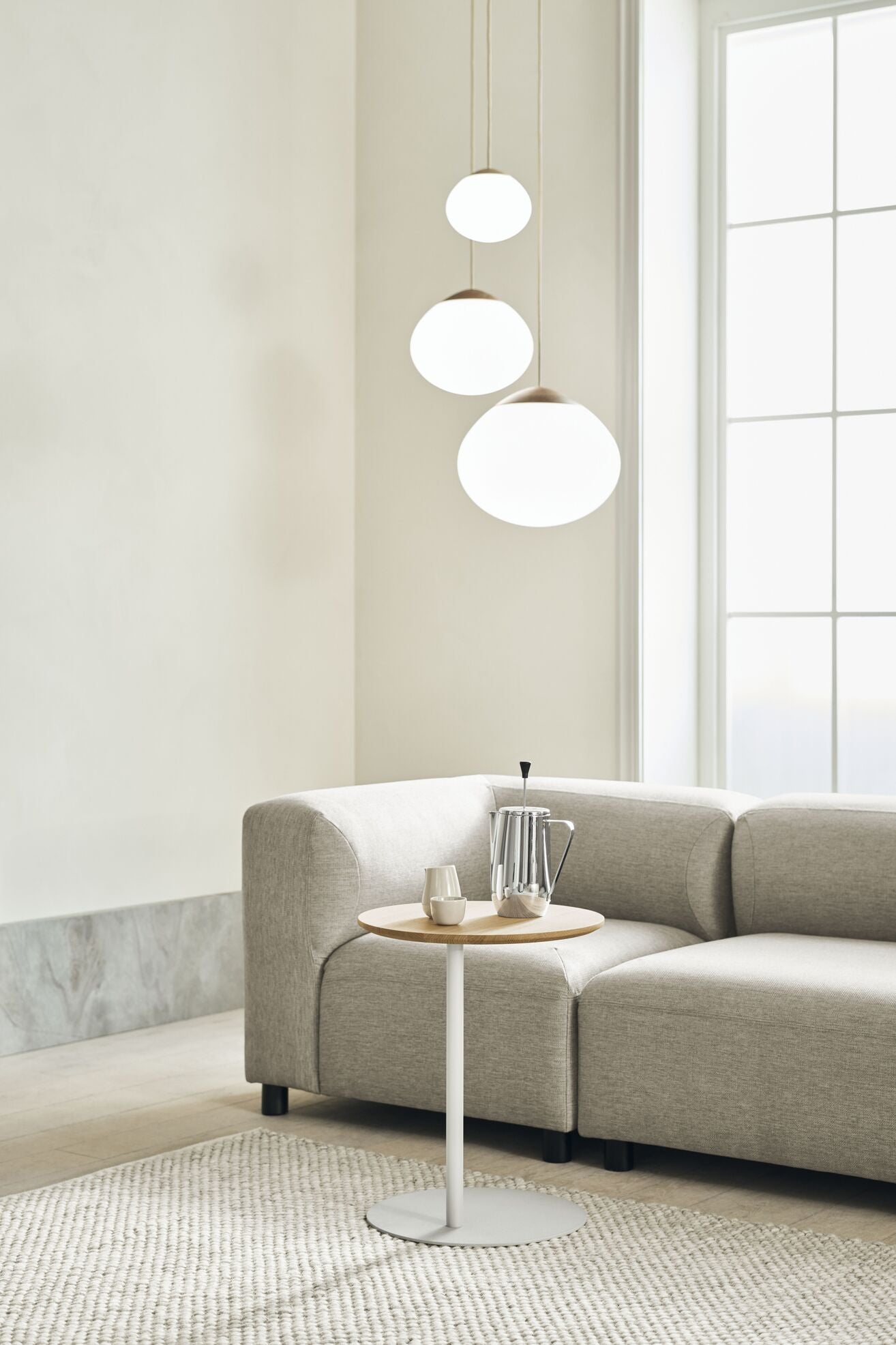 Sofa modulární ANGLE - pravostranný modul čalouněný