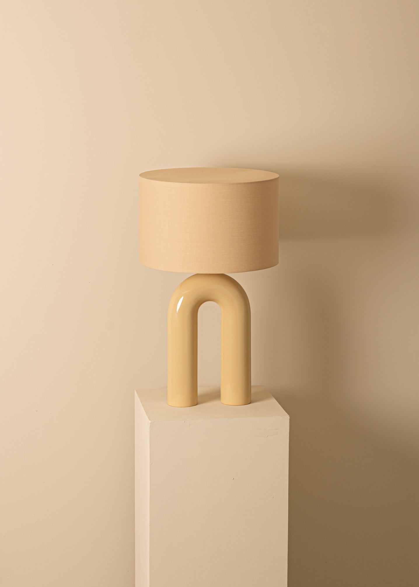 Stolní keramická lampa ARKO béžová