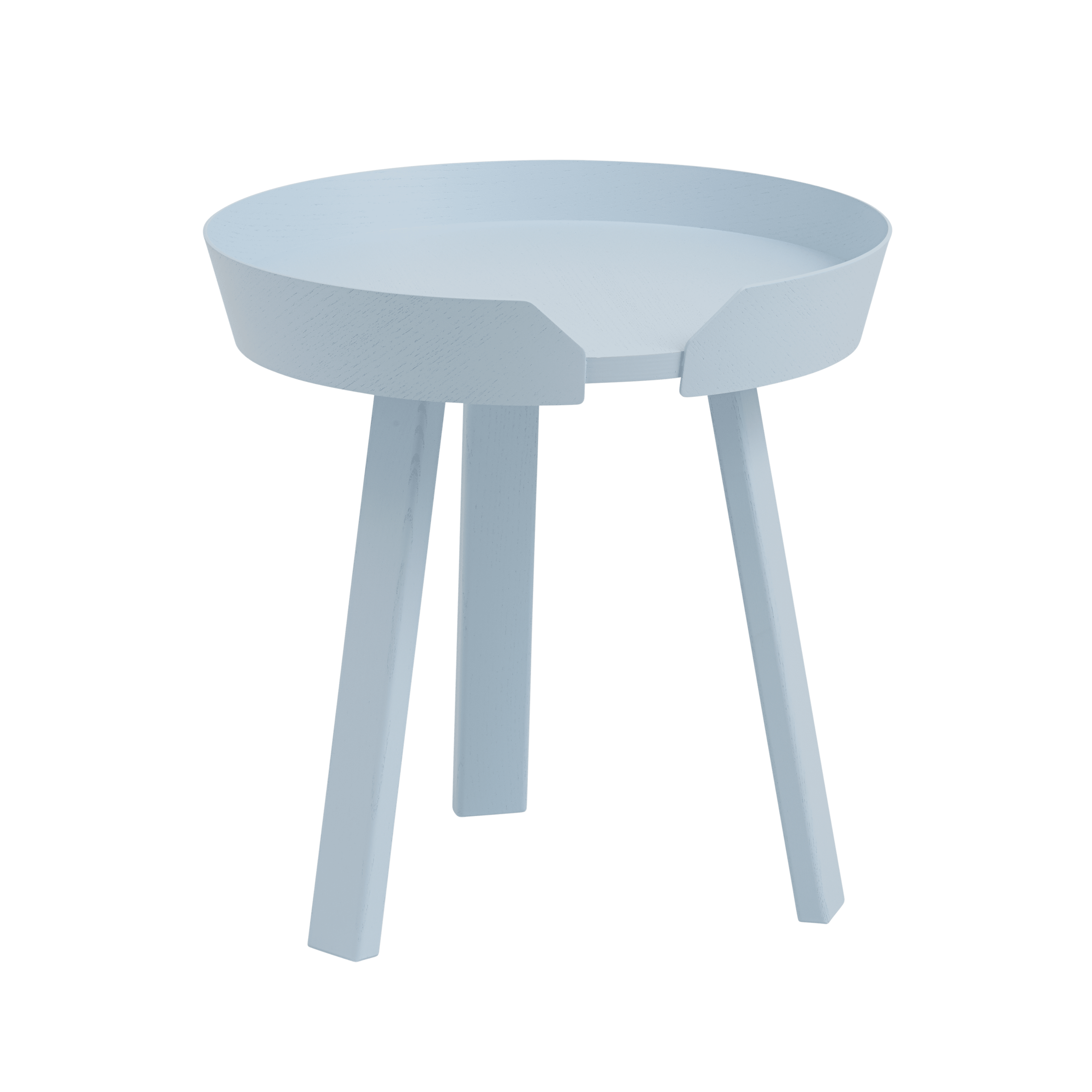 ROUND side table in blue