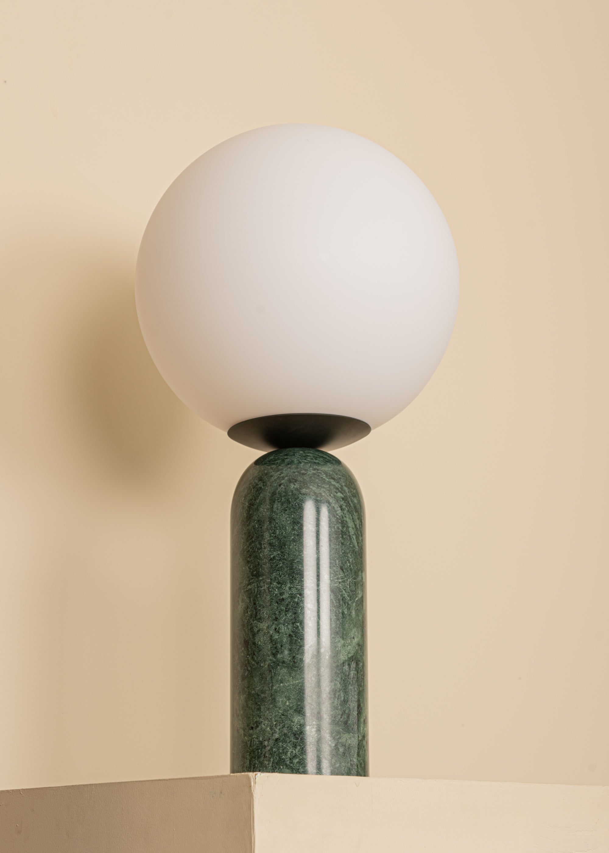 Stolní lampa ATLAS zelený mramor
