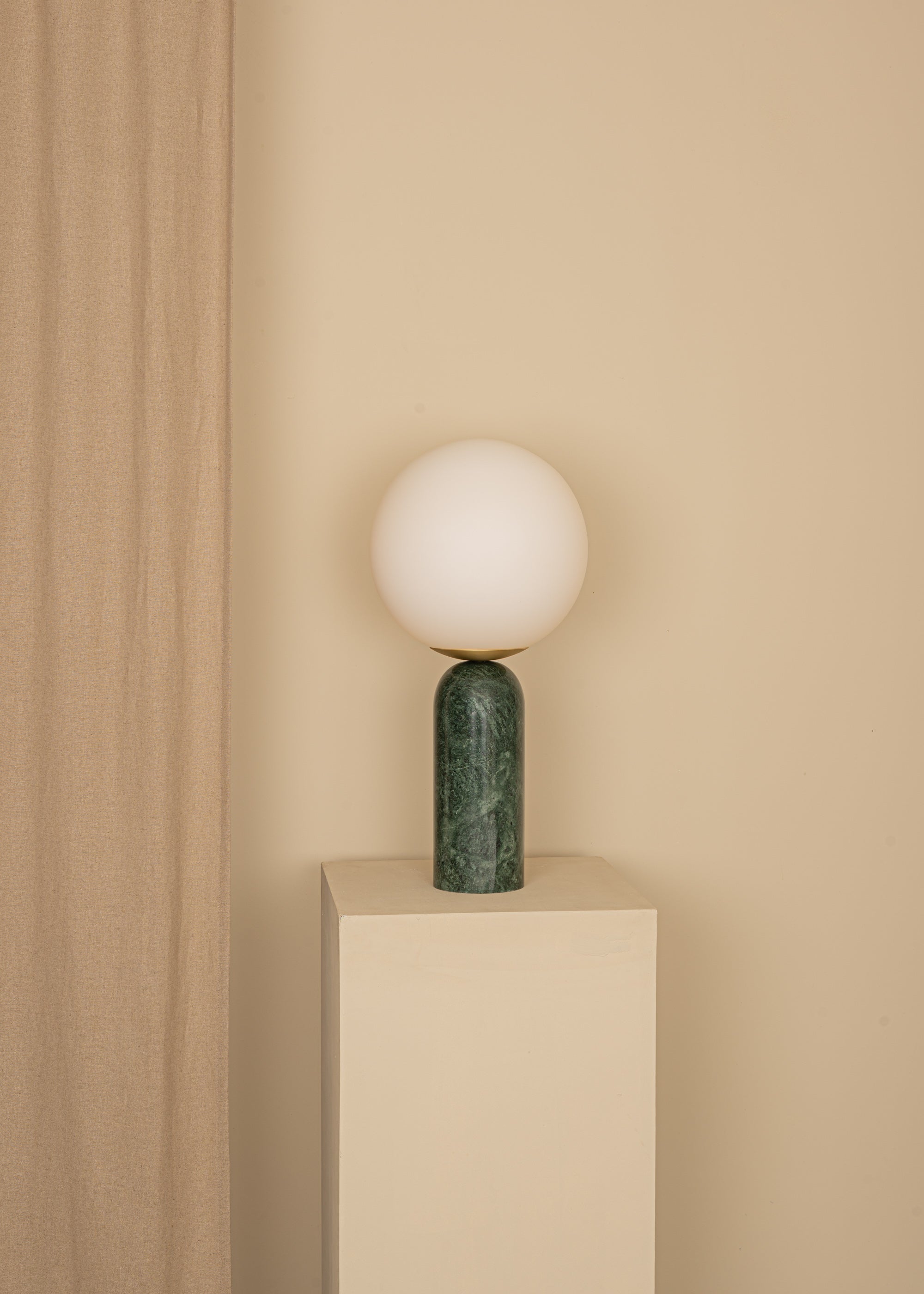 Stolní lampa ATLAS zelený mramor