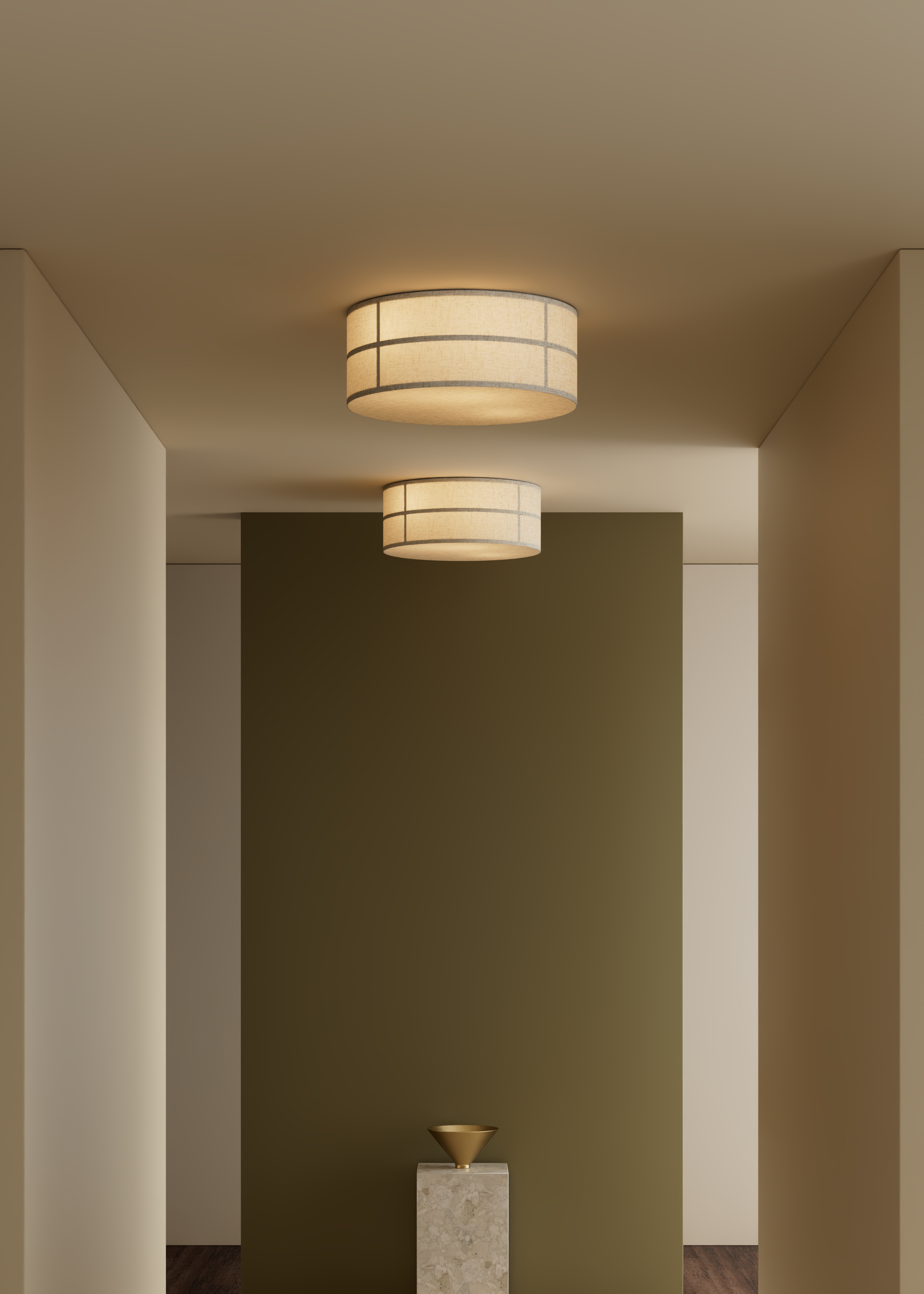 Stropní lampa HASHIRA len