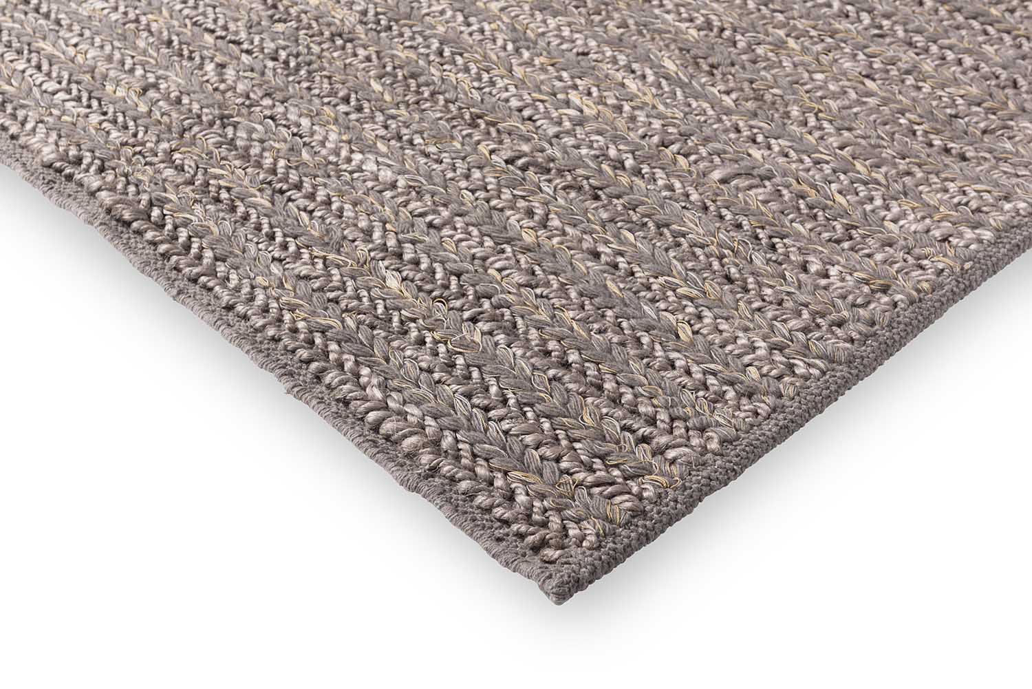 Koberec CRAFT PLAIT tmavě šedý