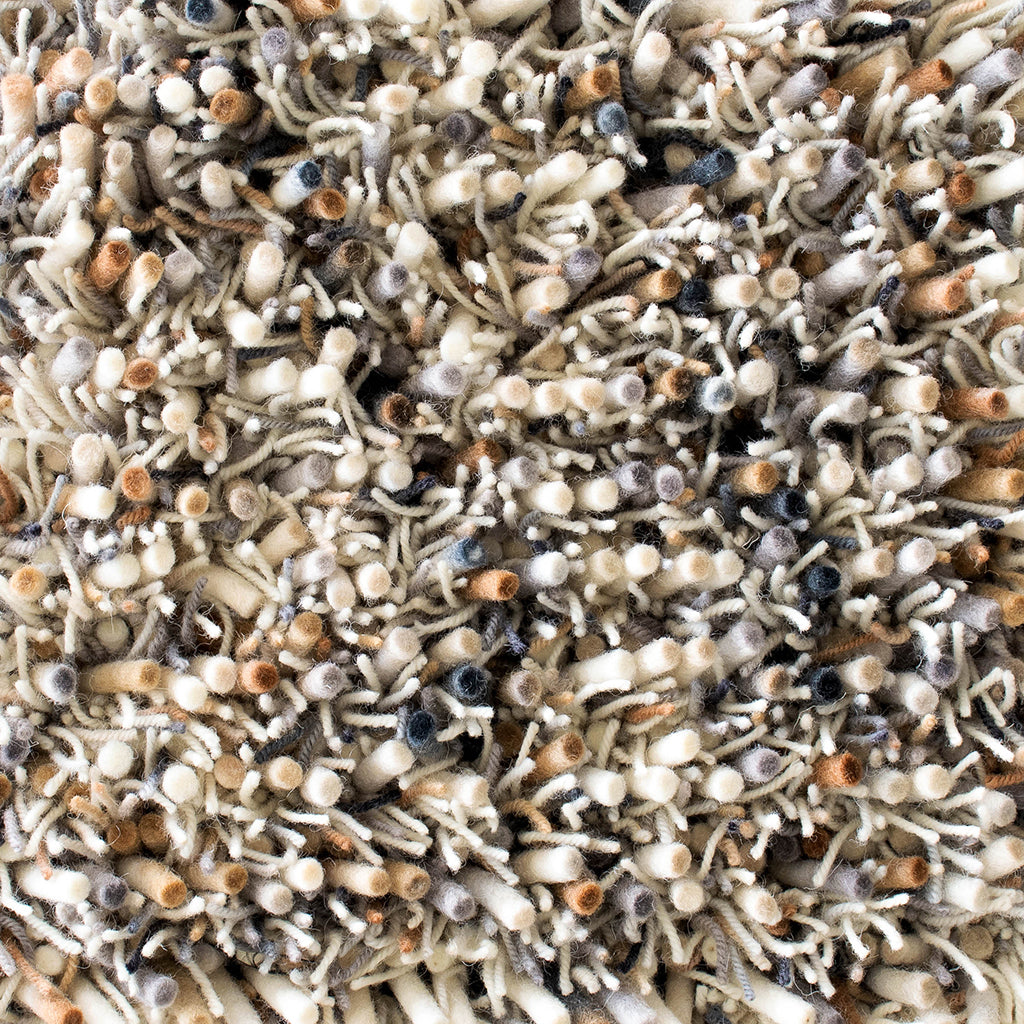 Koberec s dlouhým vlasem SPRING béžovo-šedý