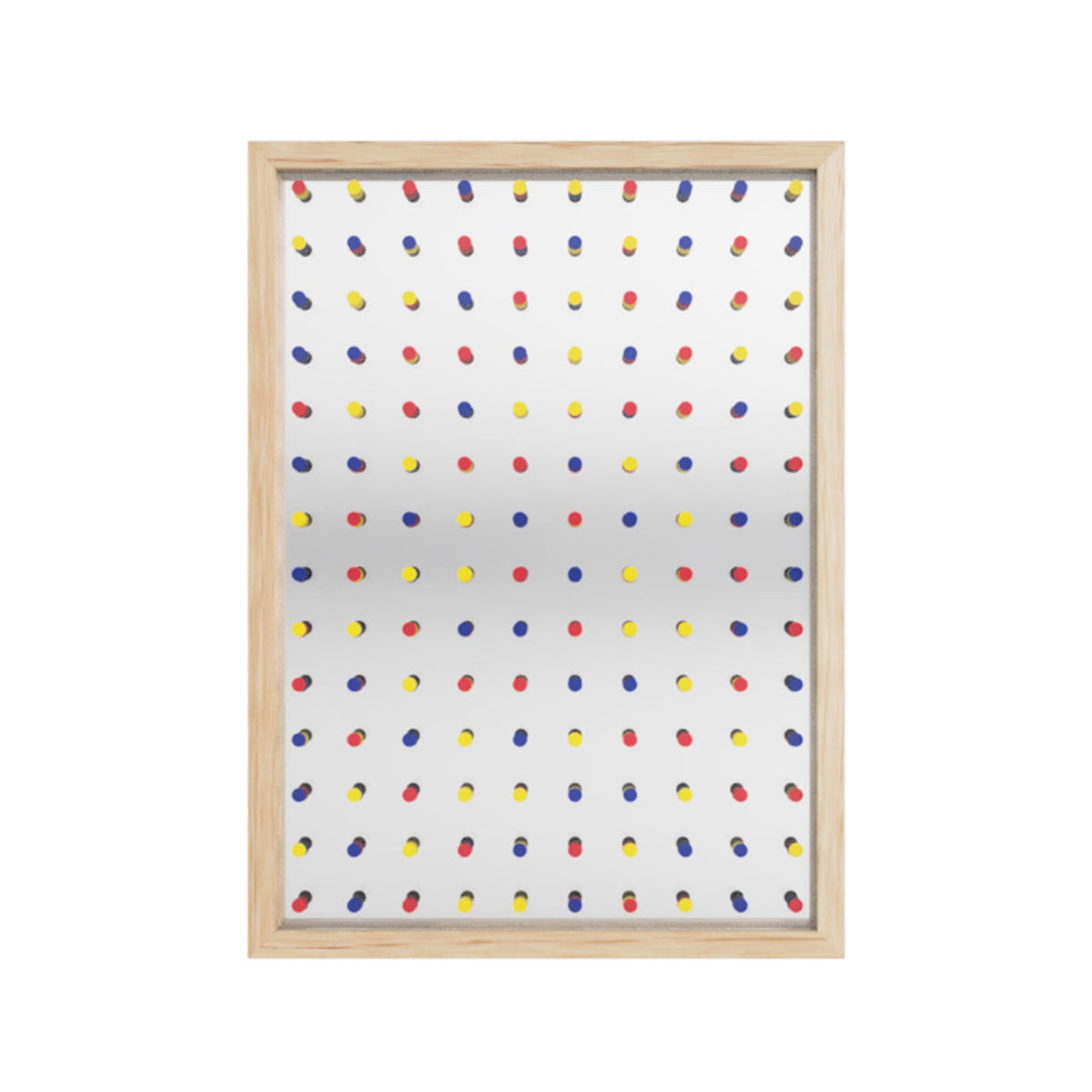 Zrcadlo DOTTY s barevnými tečkami