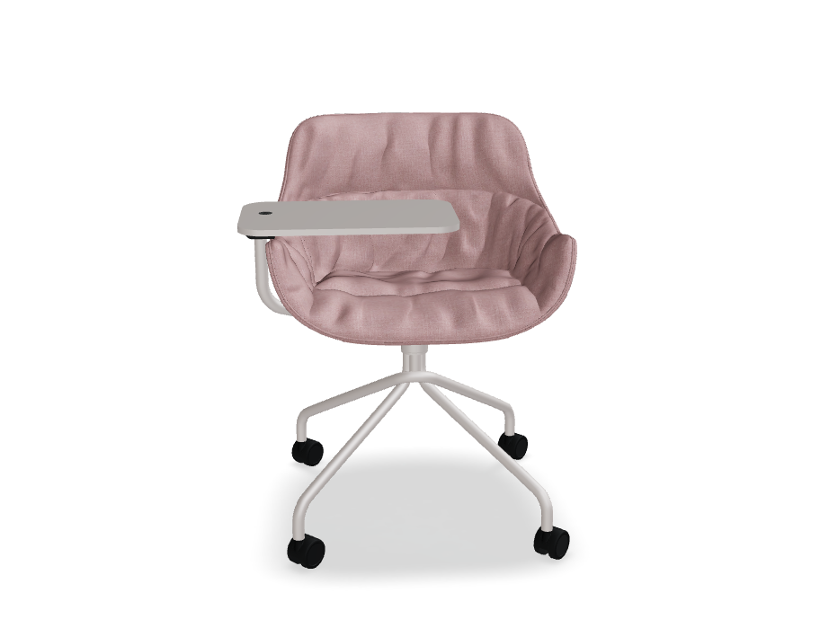 Swivel chair Baltic Soft Duo Metal base with wheels for a hard surface