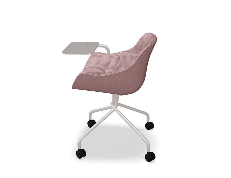 Swivel chair Baltic Soft Duo Metal base with wheels for a hard surface