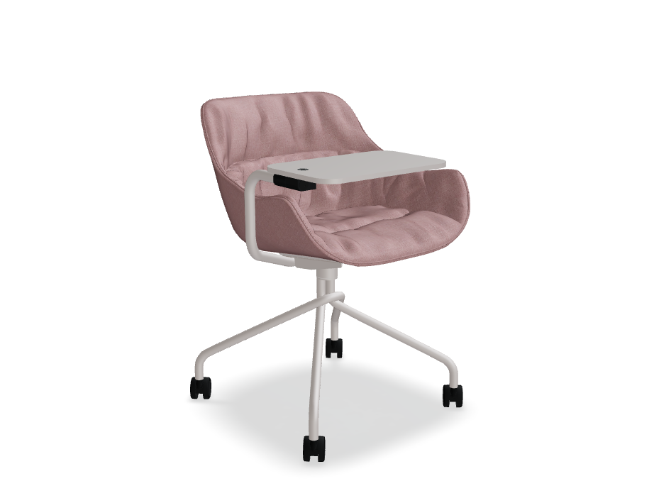 Swivel chair Baltic Soft Duo Metal base with wheels for a hard surface